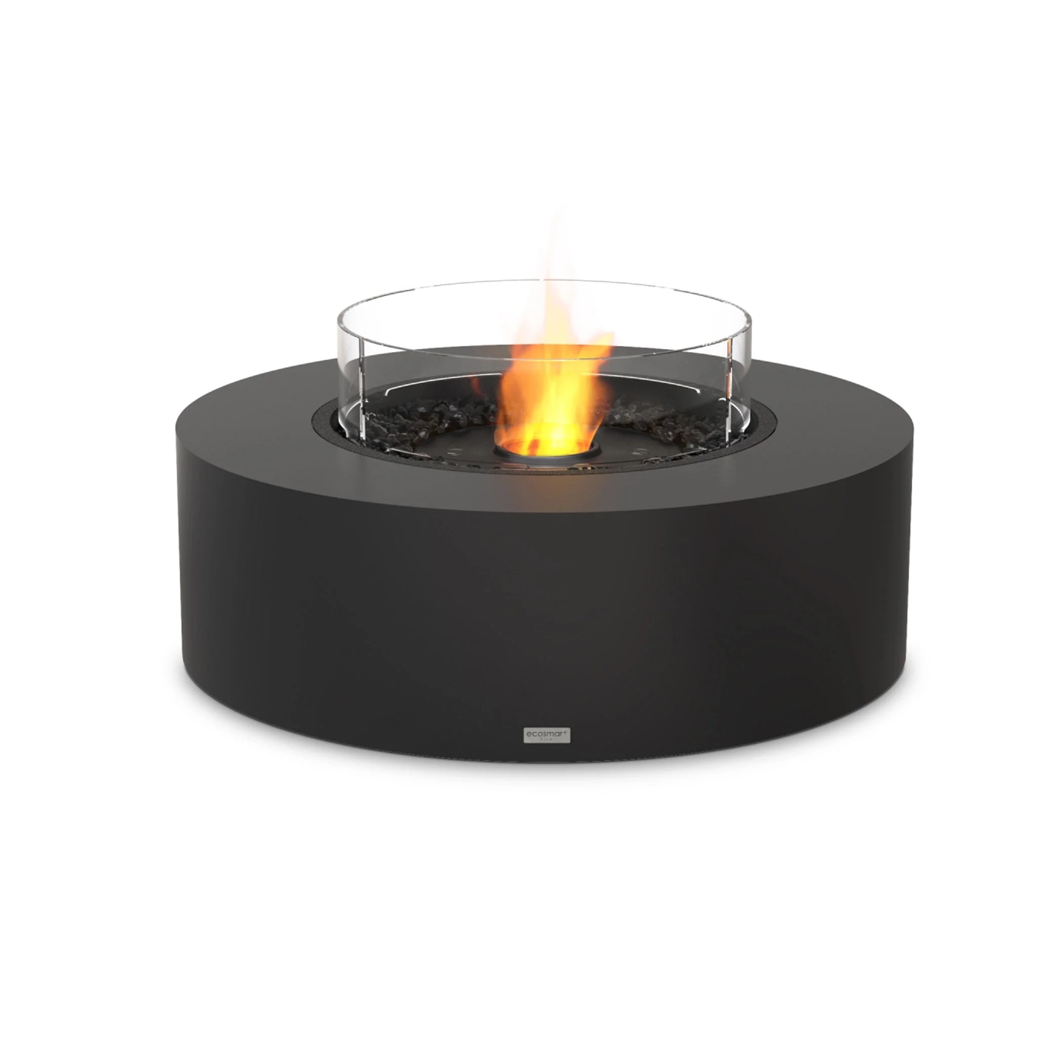 EcoSmart Fire Base 40 Fire Pit Table - Graphite - Black Ethanol Burner - Image 8