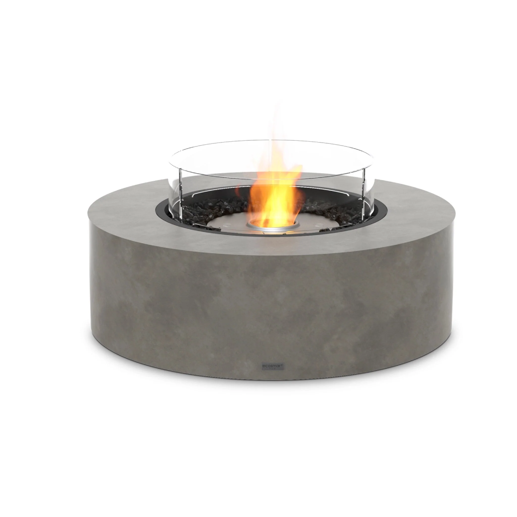 EcoSmart Fire Ark 40 Fire Pit Table - Natural - Stainless Steel Ethanol Burner - Image 2