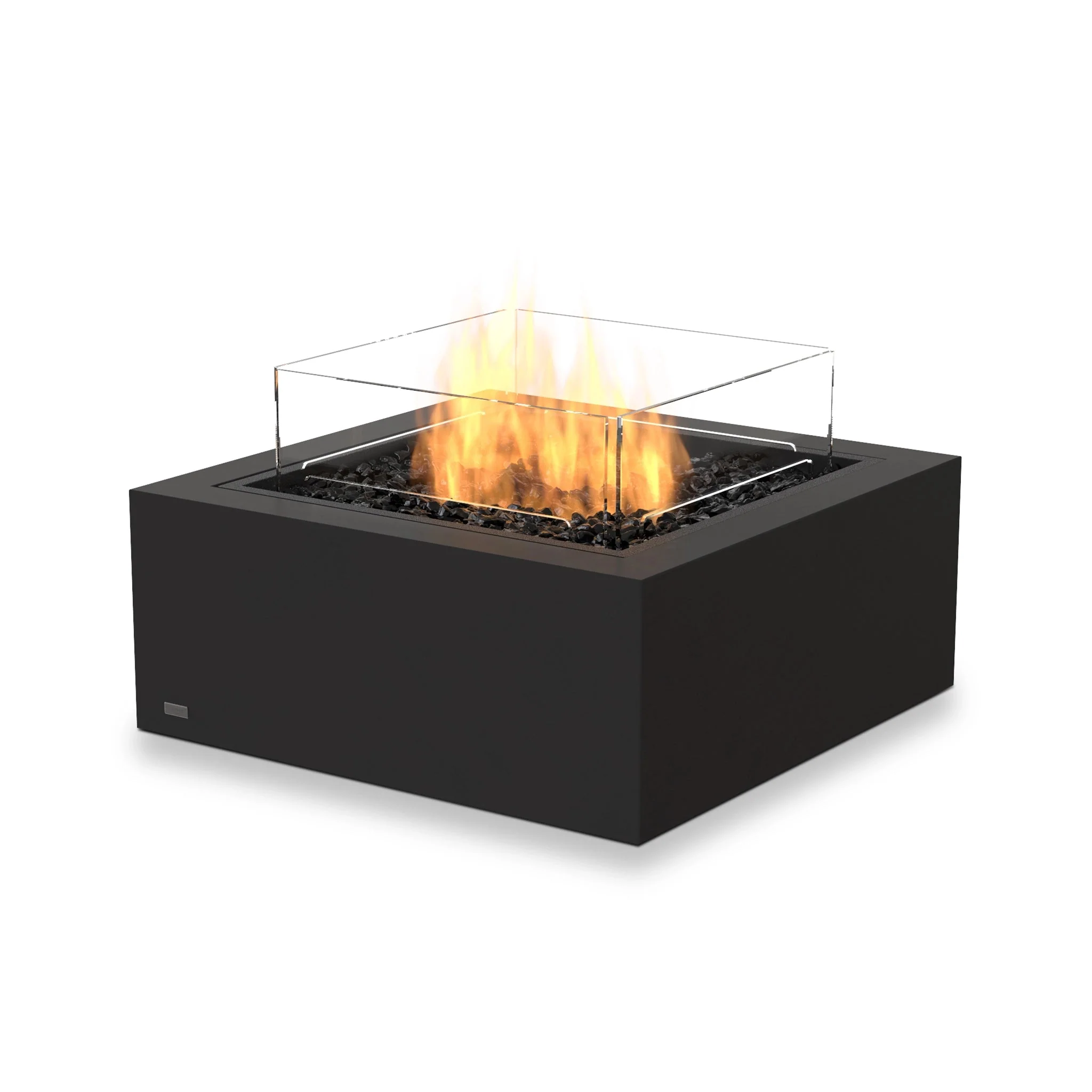 EcoSmart Fire Base 30 Fire Pit Table - Graphite - Stainless Steel Gas LP/NG Burner - Image 3
