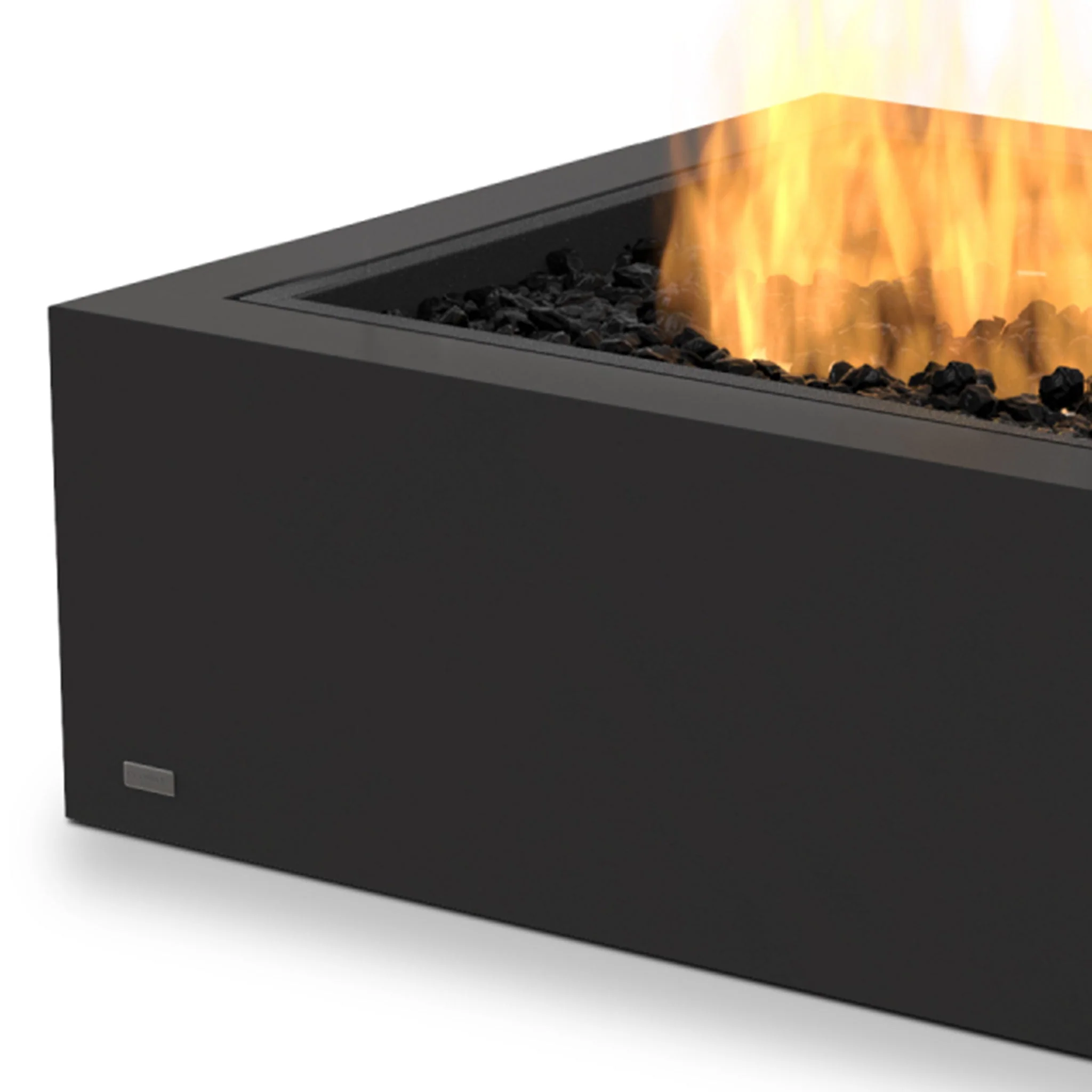 EcoSmart Fire Base 30 Fire Pit Table - Bone - Stainless Steel Gas LP/NG Burner - Image 10