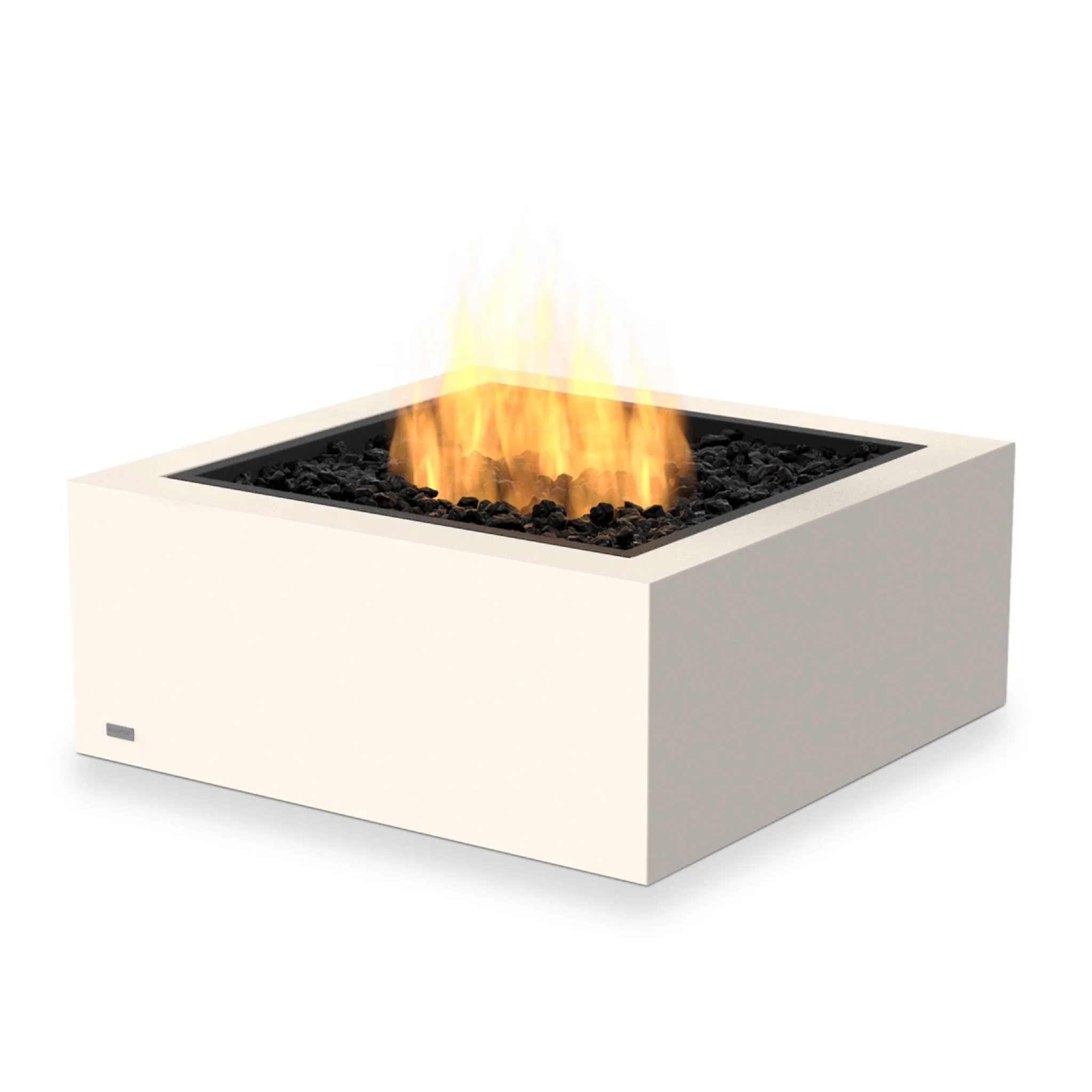 EcoSmart Fire Base 30 Fire Pit Table - Bone - Stainless Steel Gas LP/NG Burner - Image 12