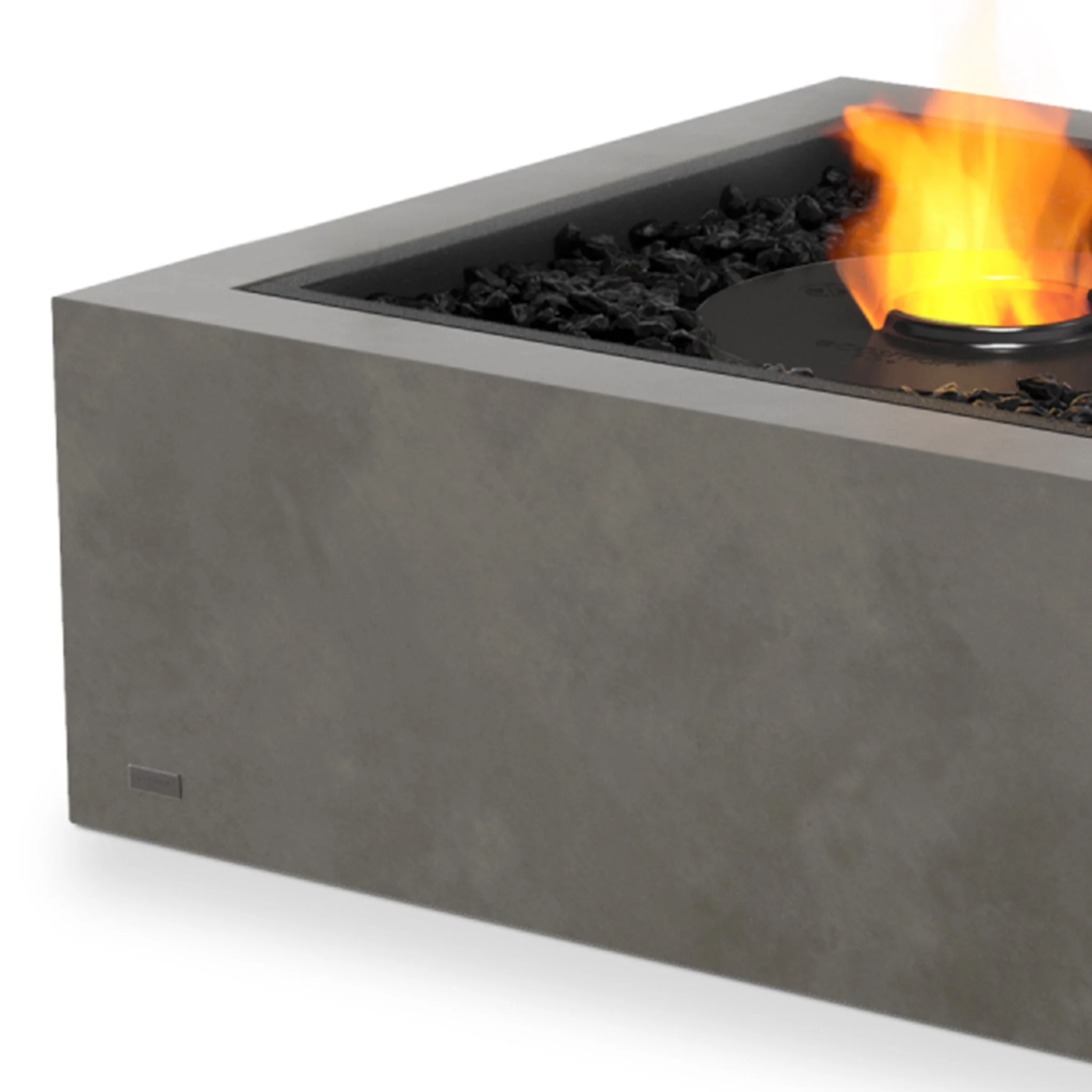 EcoSmart Fire Base 30 Fire Pit Table - Bone - Stainless Steel Gas LP/NG Burner - Image 16