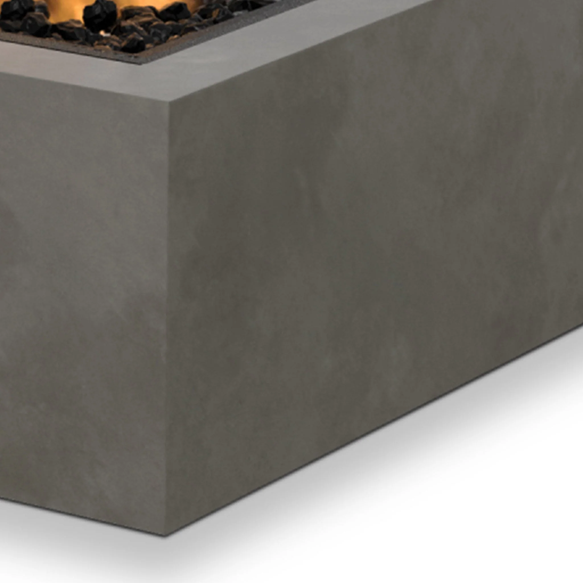 EcoSmart Fire Base 30 Fire Pit Table - Bone - Stainless Steel Gas LP/NG Burner - Image 8