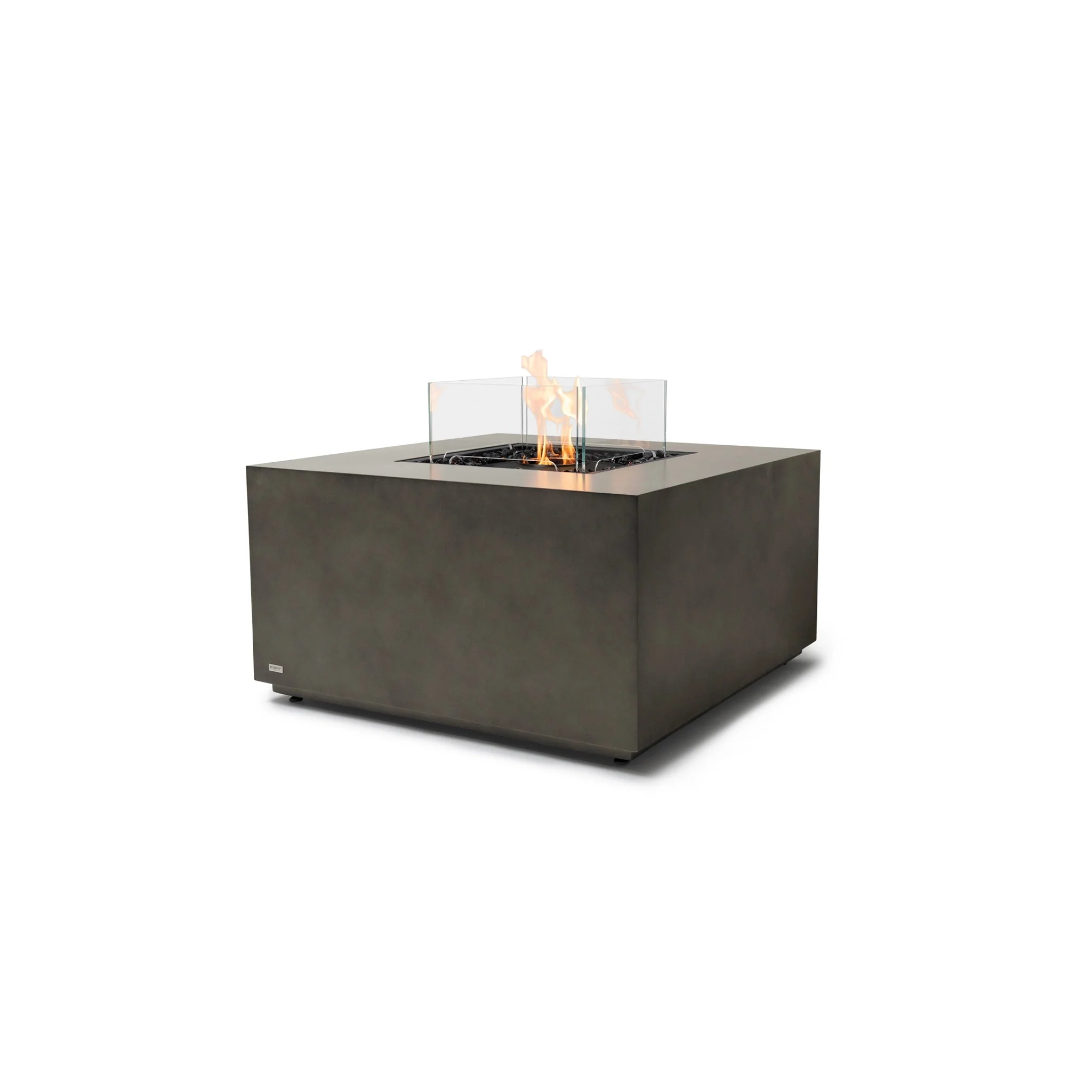 EcoSmart Fire Chaser 38 Fire Pit Table - Natural - Black Ethanol Burner - Image 6