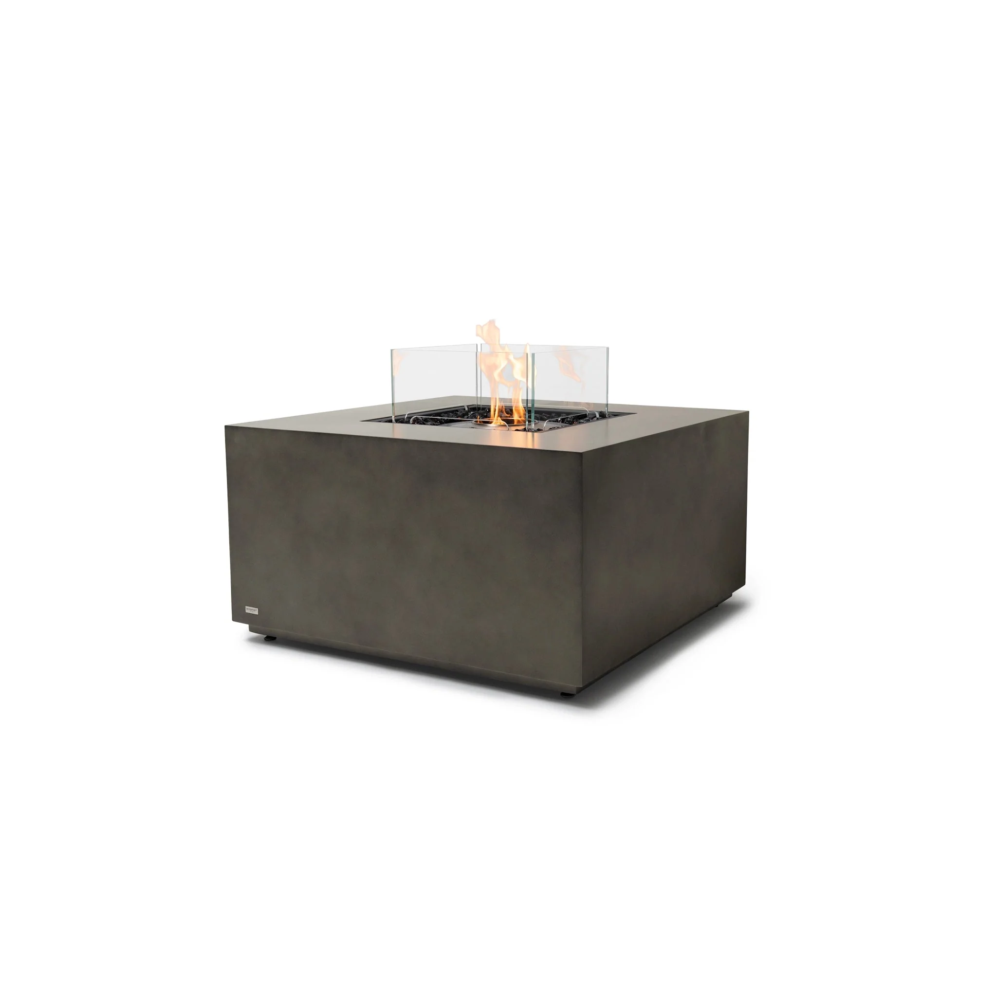 EcoSmart Fire Chaser 38 Fire Pit Table - Natural - Stainless Steel Ethanol Burner - Image 6