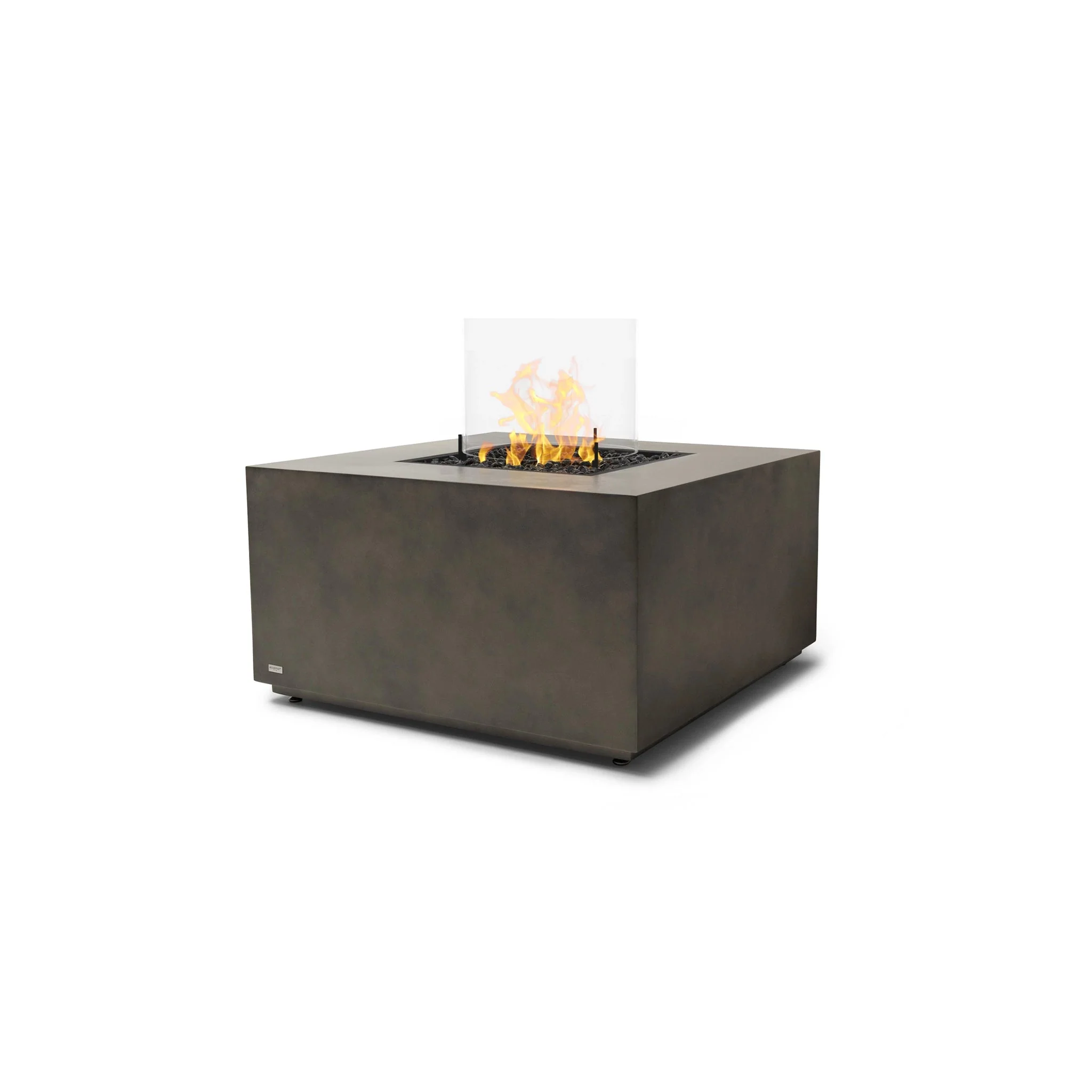 EcoSmart Fire Chaser 38 Fire Pit Table - Natural - Stainless Steel Gas LP/NG Burner - Image 6