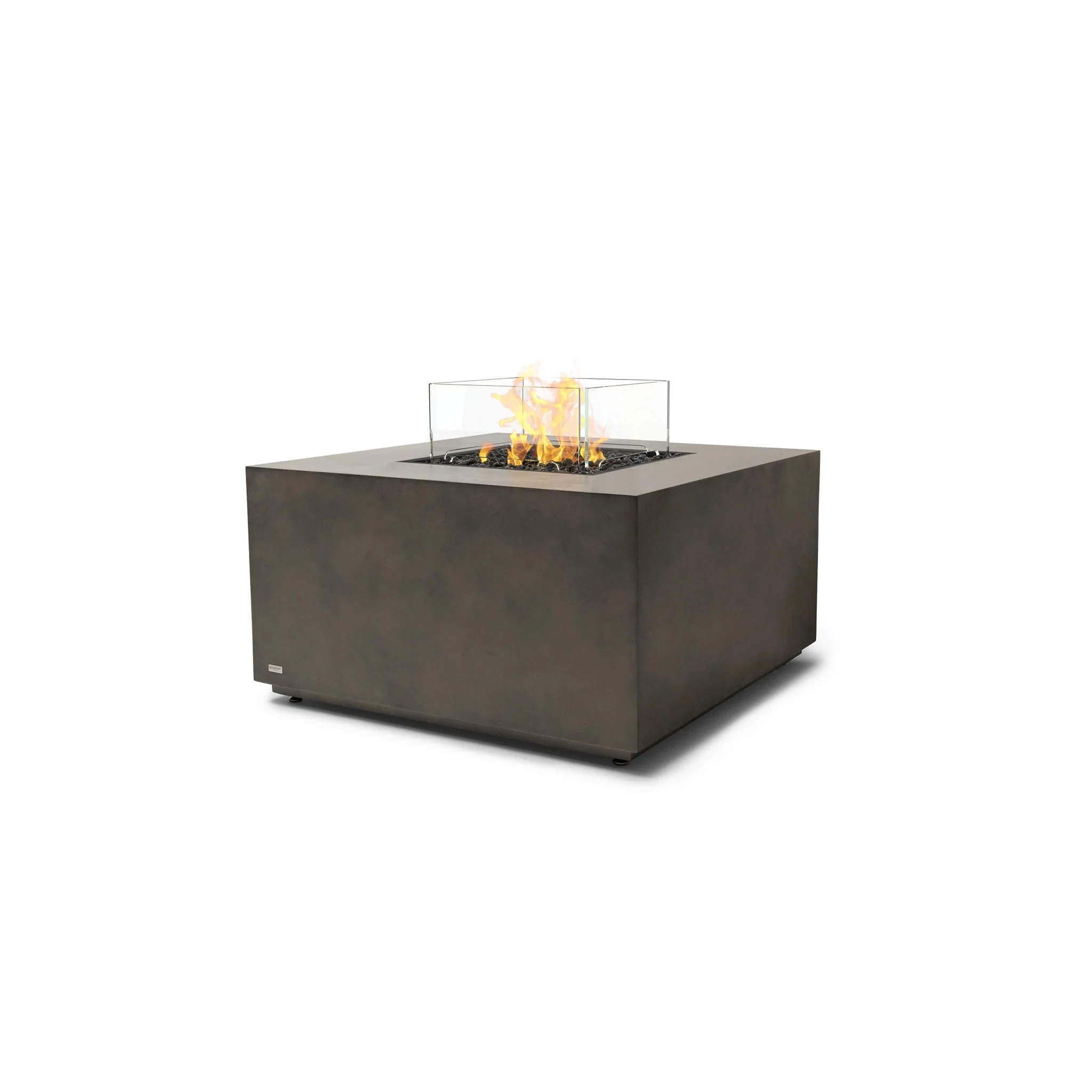 EcoSmart Fire Chaser 38 Fire Pit Table - Natural - Stainless Steel Gas LP/NG Burner - Image 7