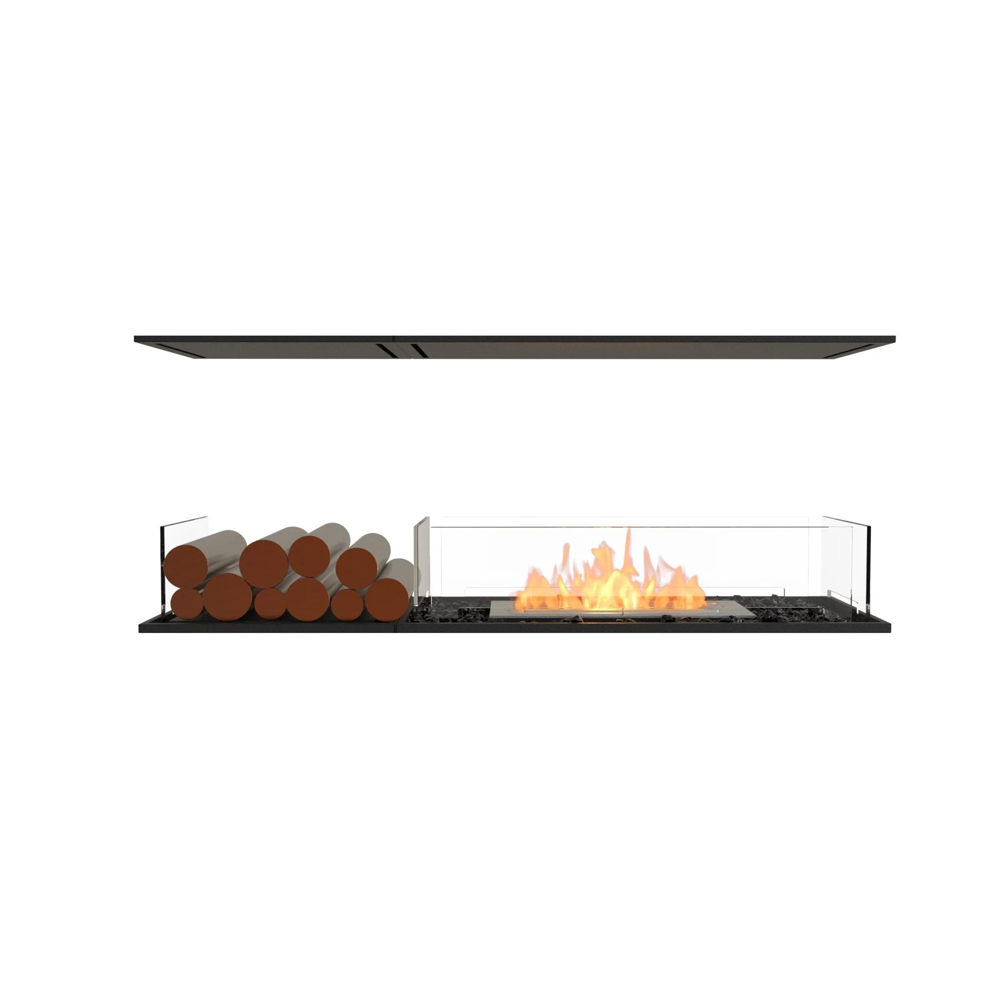 EcoSmart Fire Flex Island Bioethanol Fireplace Insert - Image 14