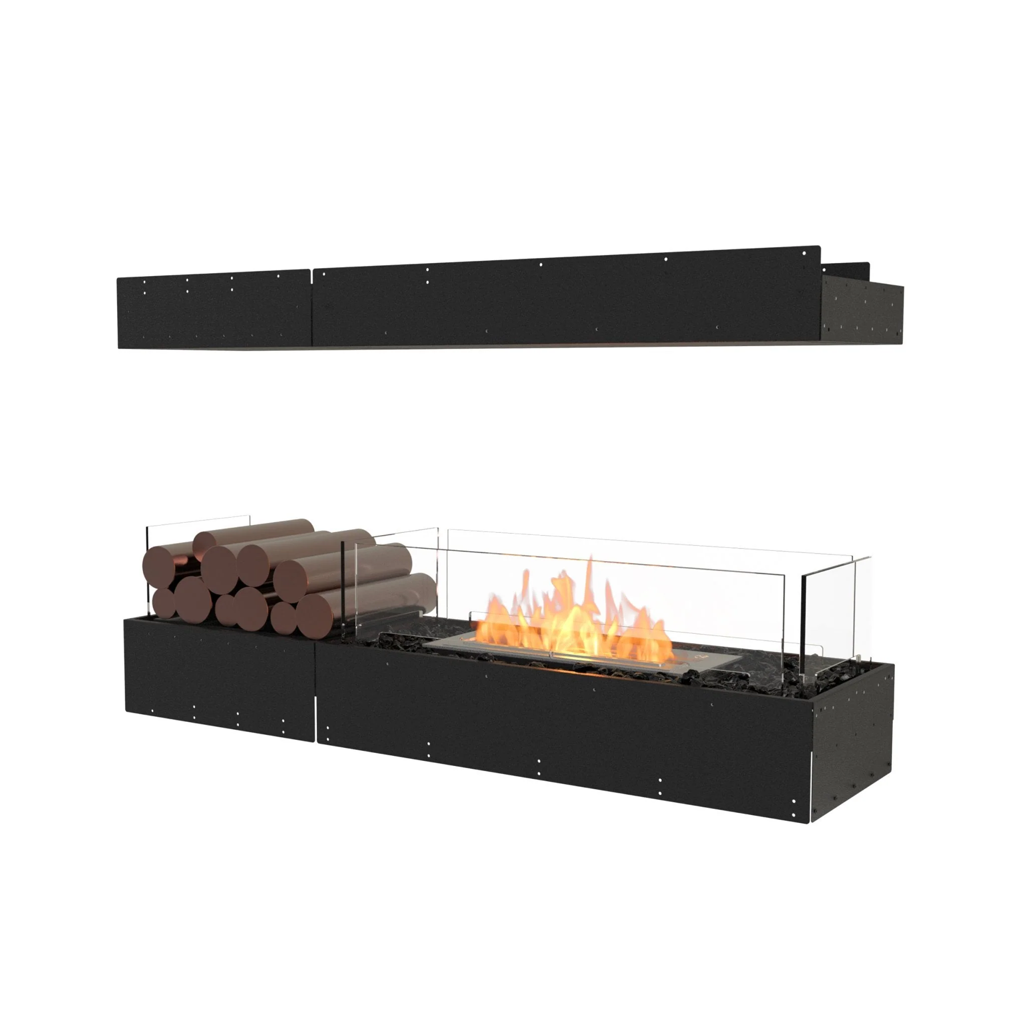 EcoSmart Fire Flex Island Bioethanol Fireplace Insert - Image 19