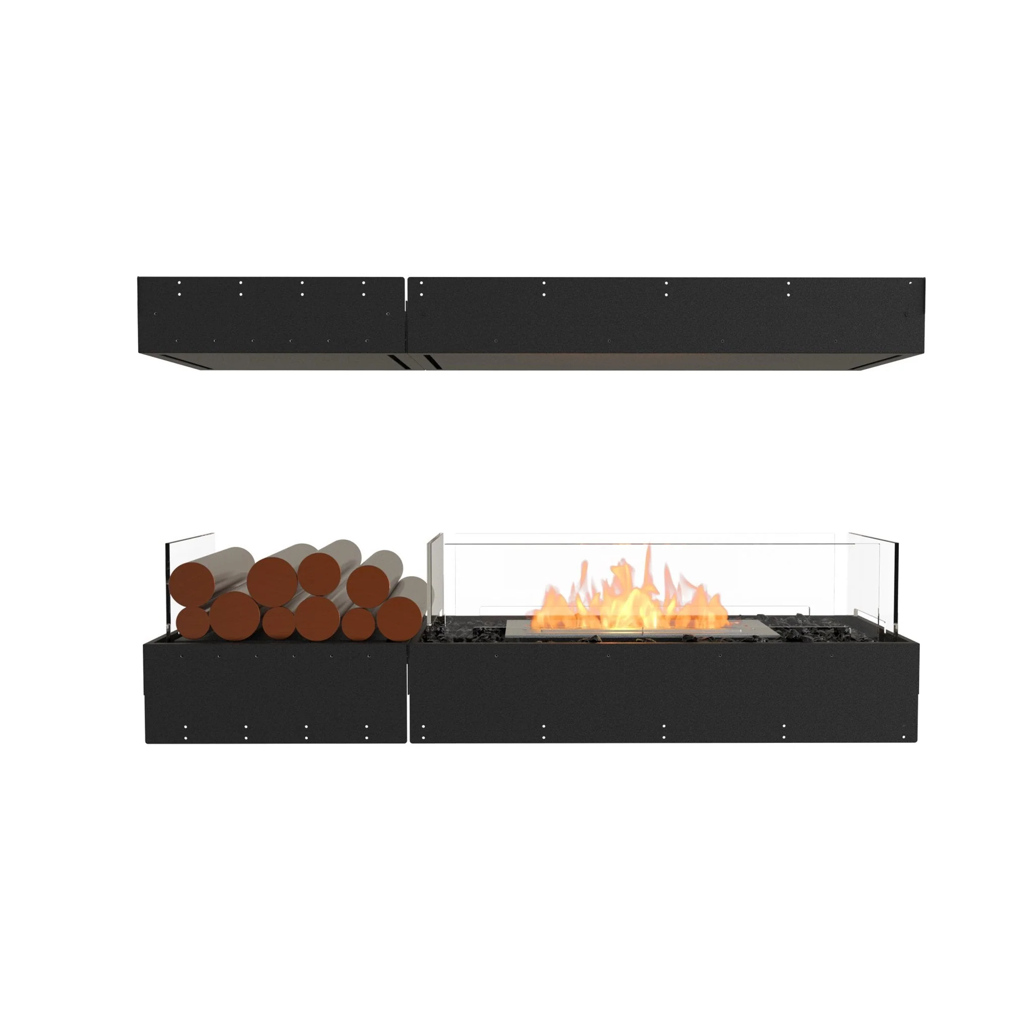 EcoSmart Fire Flex Island Bioethanol Fireplace Insert - Image 24