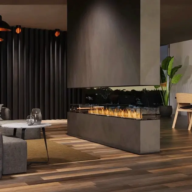 EcoSmart Fire Flex Island Bioethanol Fireplace Insert - Image 3
