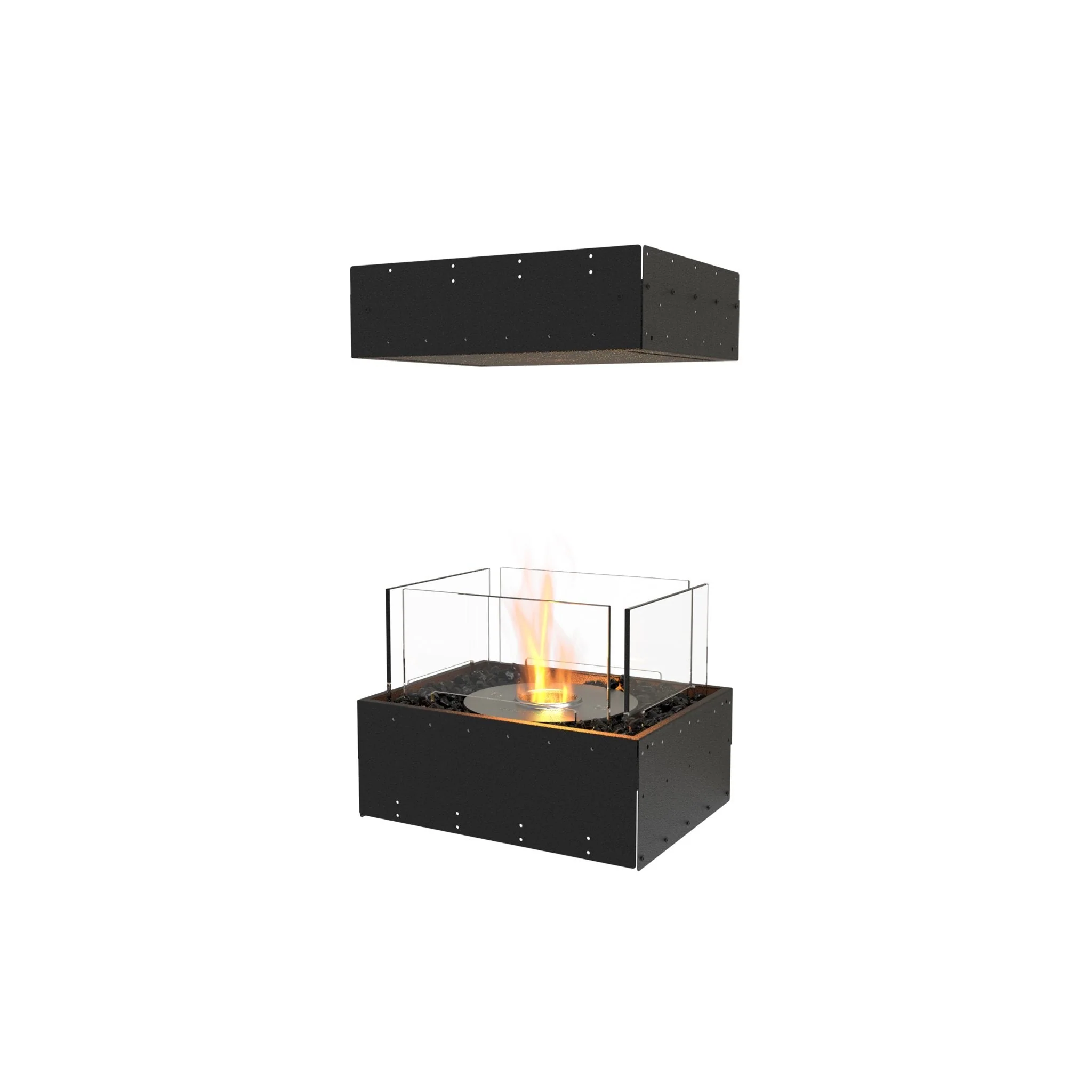 EcoSmart Fire Flex Island Bioethanol Fireplace Insert - Image 7