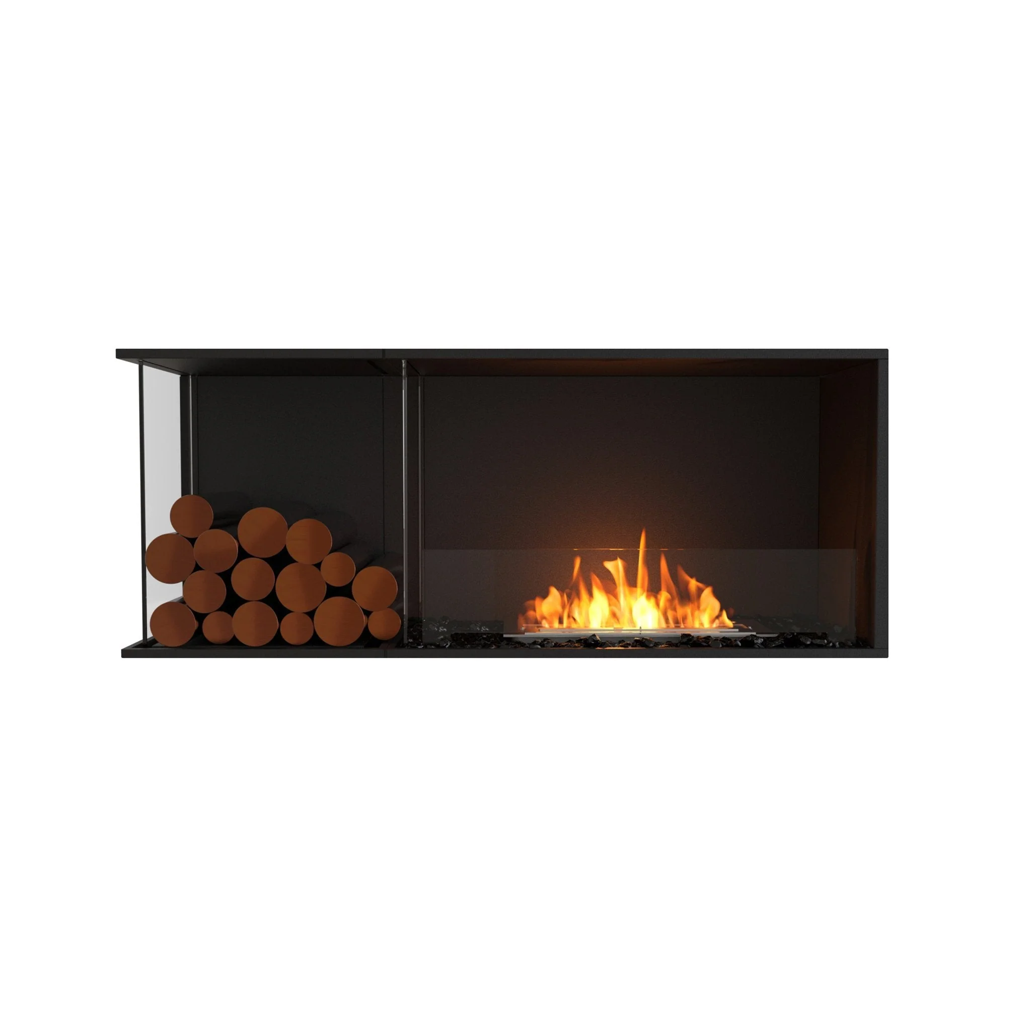 EcoSmart Fire Flex Left Corner Bioethanol Fireplace Insert - Image 12