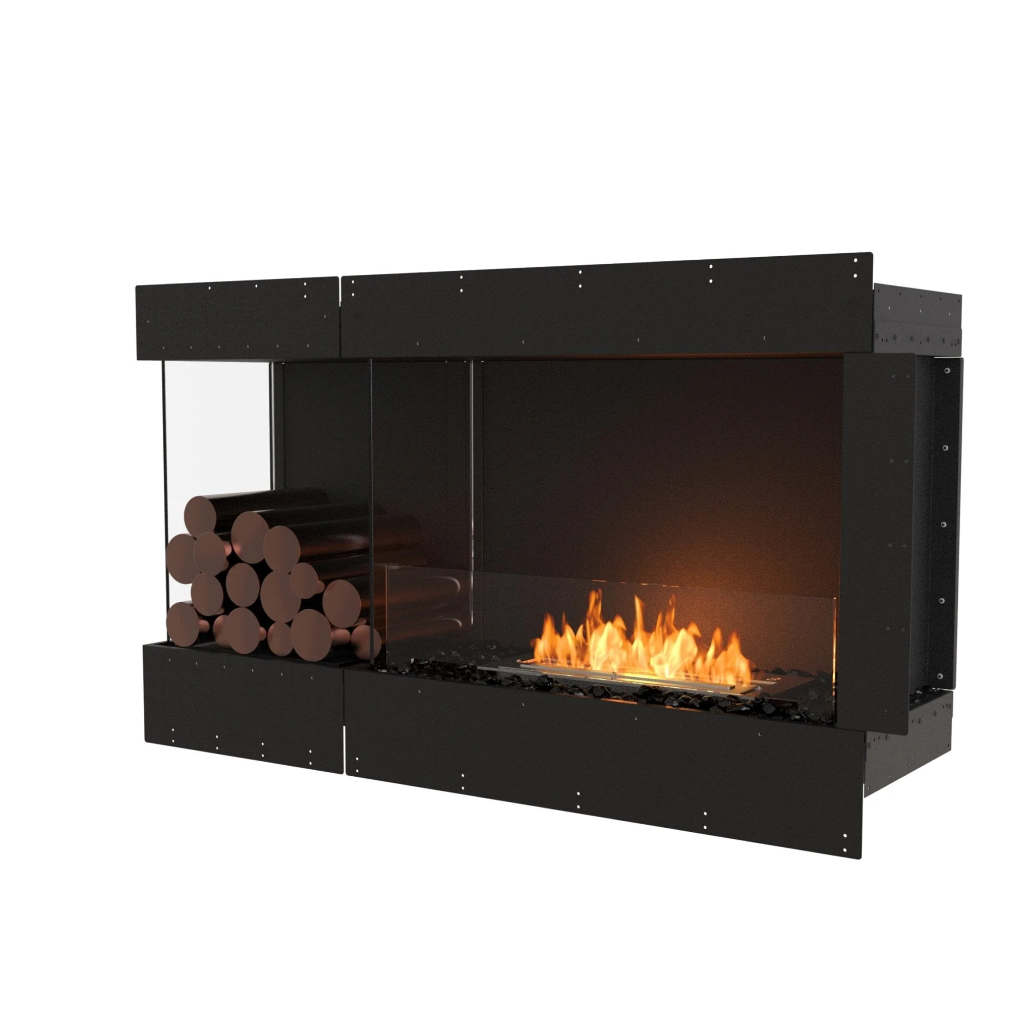 EcoSmart Fire Flex Left Corner Bioethanol Fireplace Insert - Image 16