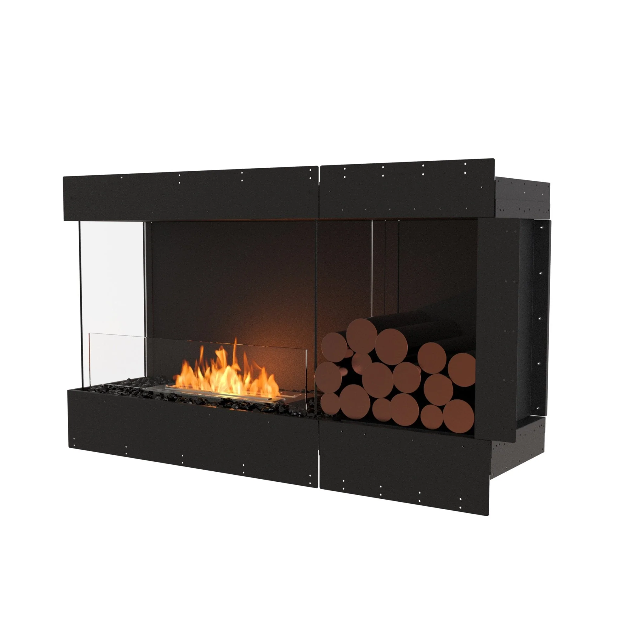 EcoSmart Fire Flex Left Corner Bioethanol Fireplace Insert - Image 19