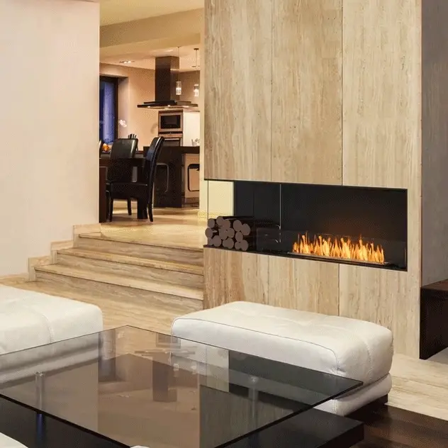 EcoSmart Fire Flex Left Corner Bioethanol Fireplace Insert - Image 3