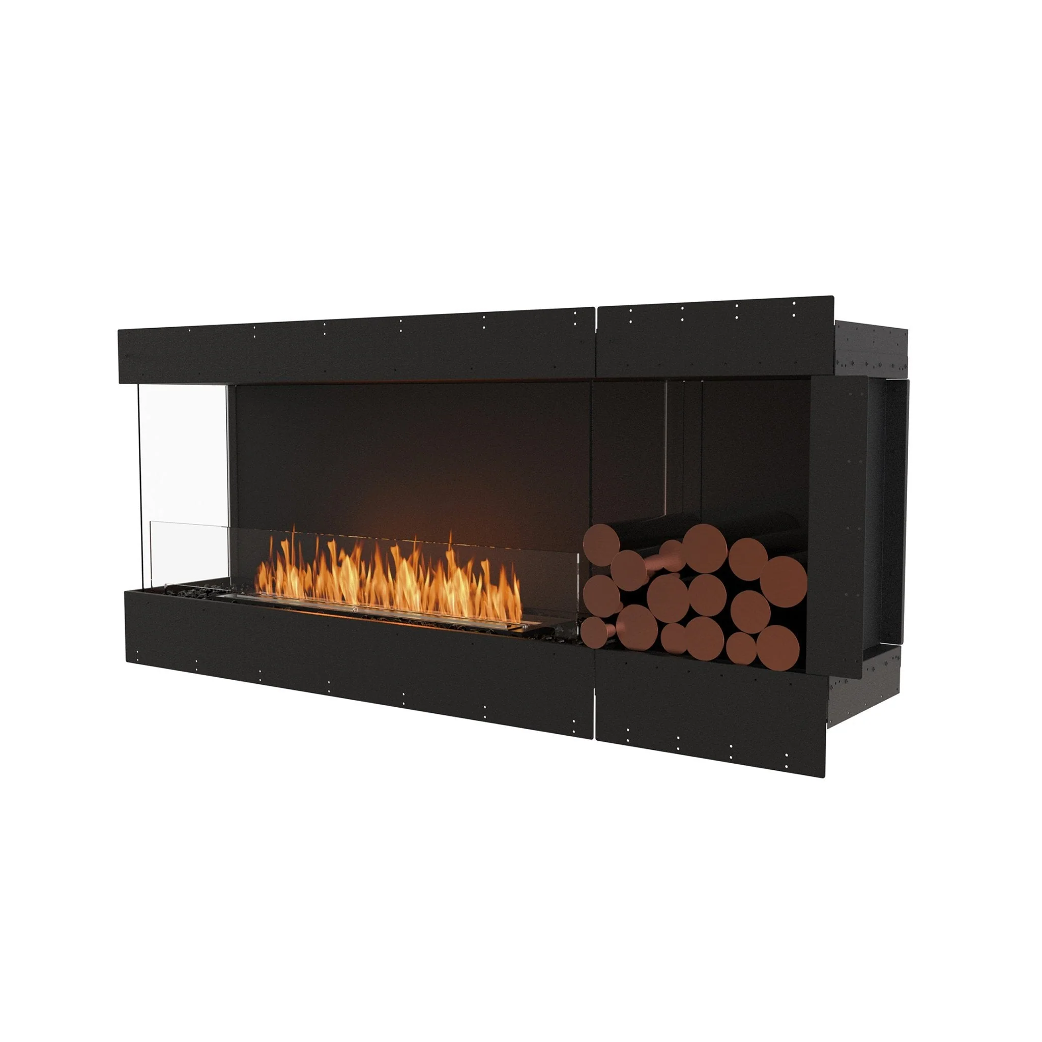 EcoSmart Fire Flex Left Corner Bioethanol Fireplace Insert - Image 30