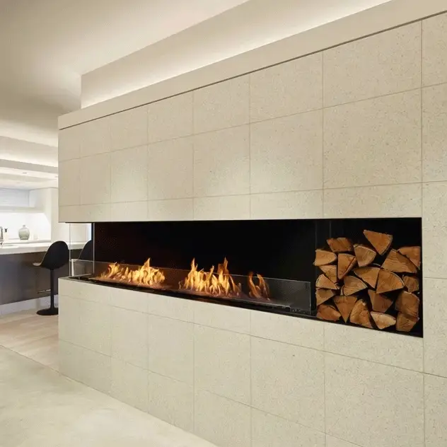 EcoSmart Fire Flex Left Corner Bioethanol Fireplace Insert - Image 4