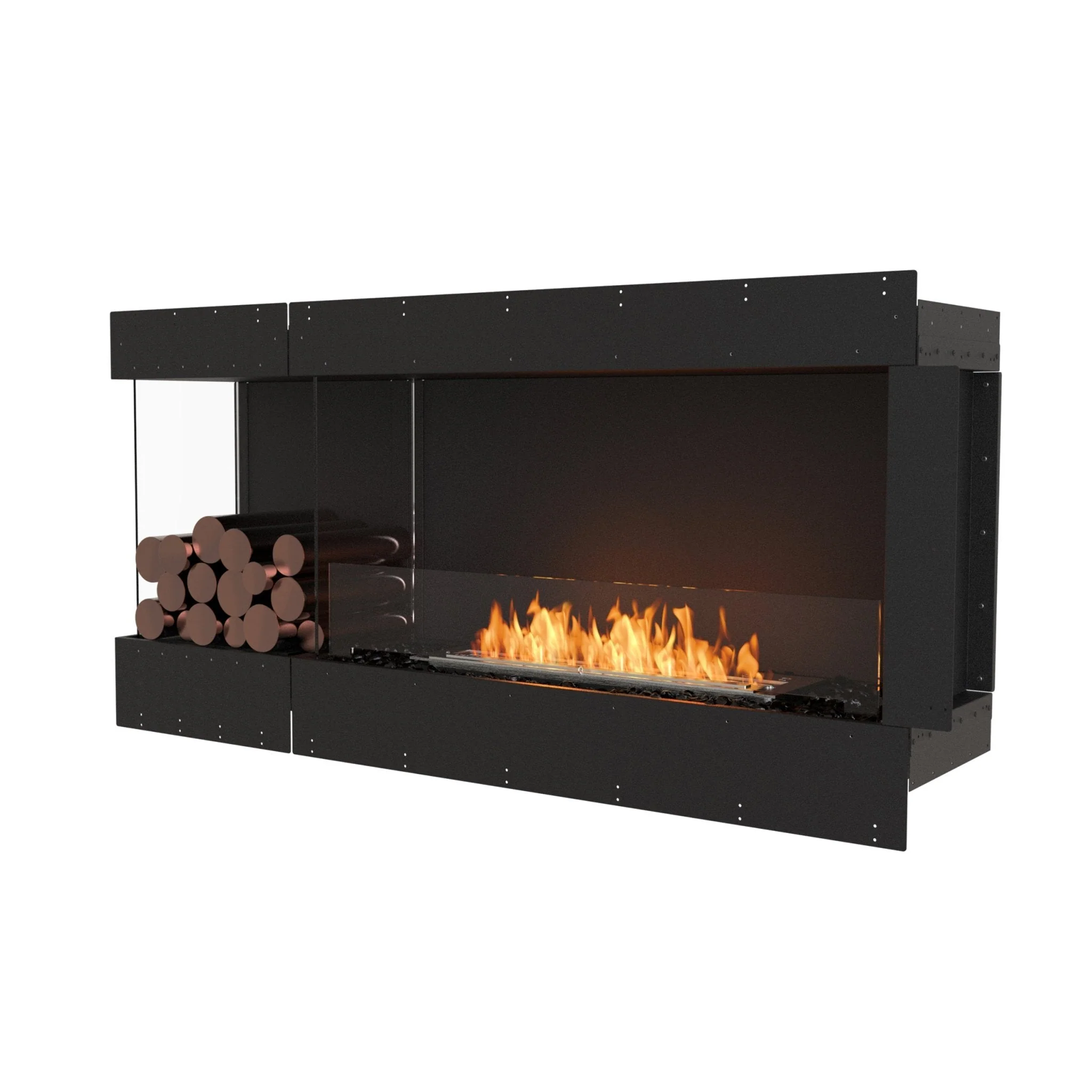 EcoSmart Fire Flex Left Corner Bioethanol Fireplace Insert - Image 85