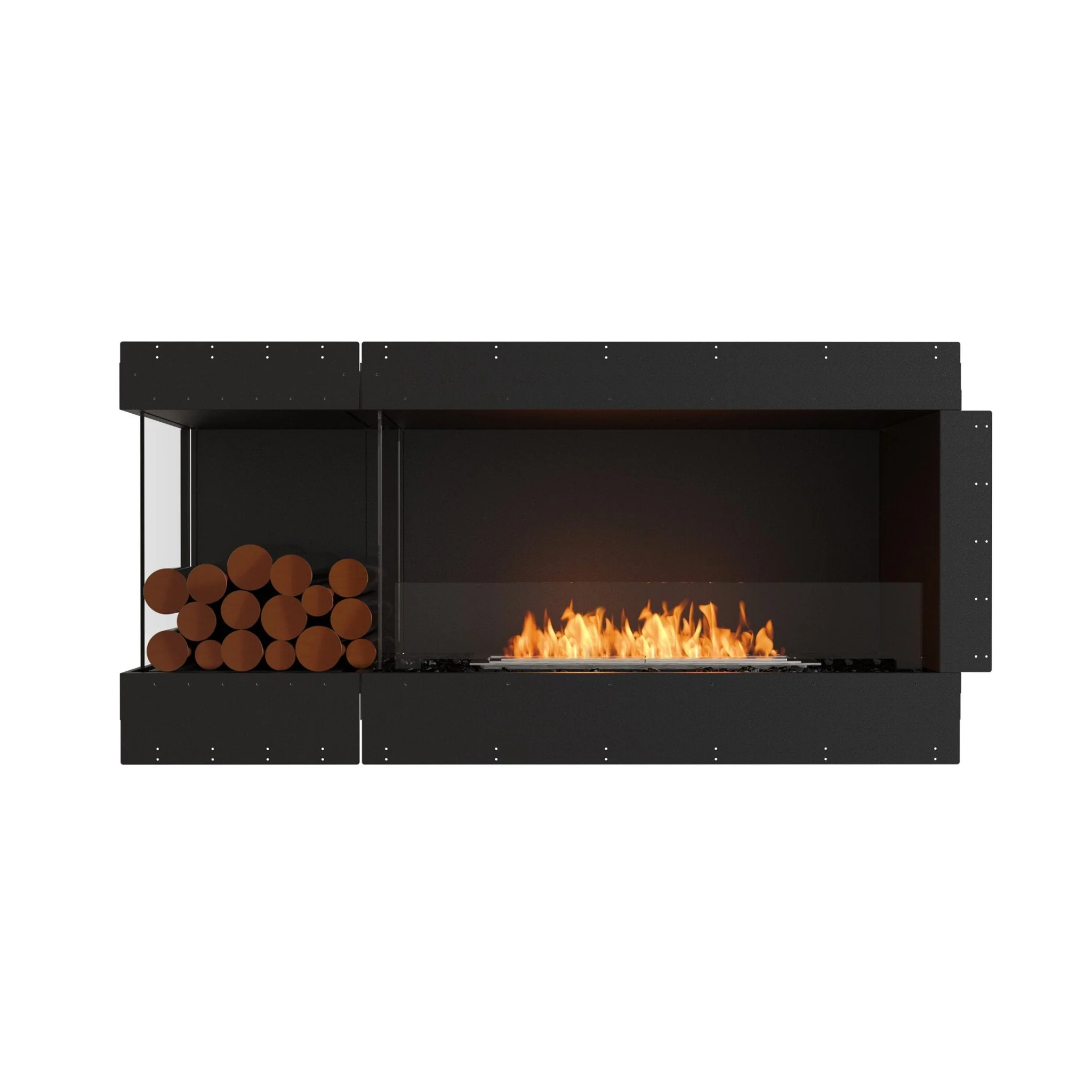 EcoSmart Fire Flex Left Corner Bioethanol Fireplace Insert - Image 86