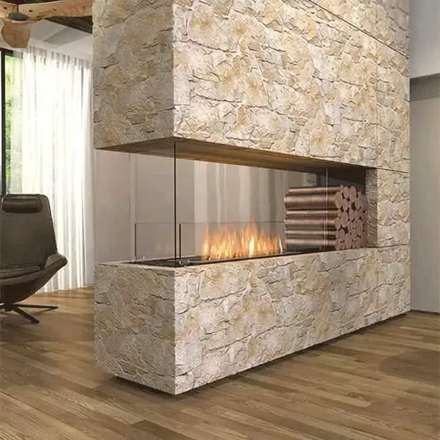 EcoSmart Fire Flex Peninsula Bioethanol Fireplace Insert - Image 4