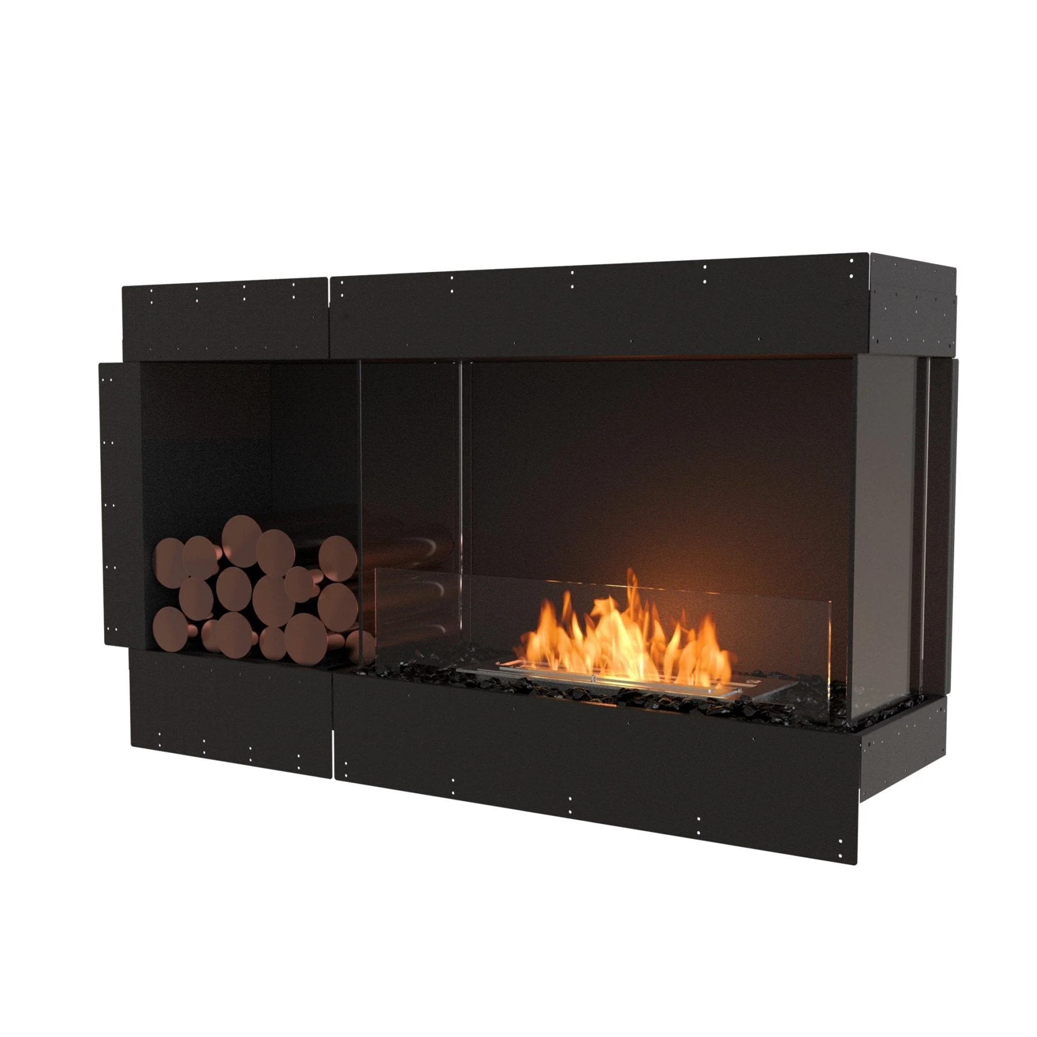 EcoSmart Fire Flex Right Corner Bioethanol Fireplace Insert - Image 16