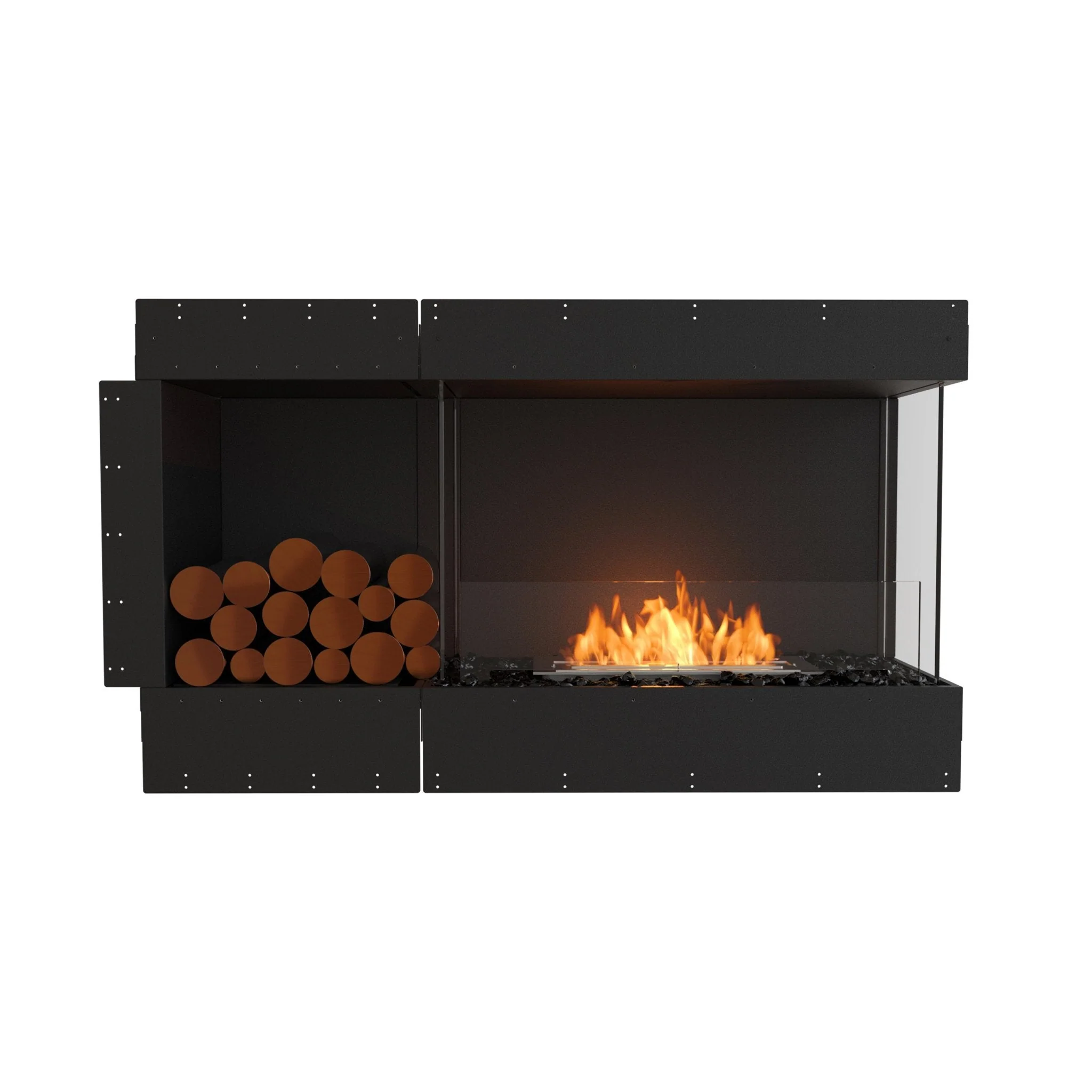 EcoSmart Fire Flex Right Corner Bioethanol Fireplace Insert - Image 17