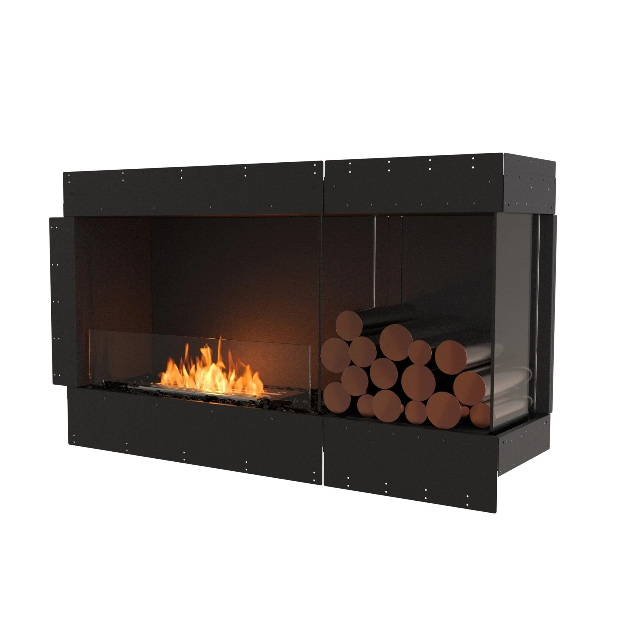 EcoSmart Fire Flex Right Corner Bioethanol Fireplace Insert - Image 19