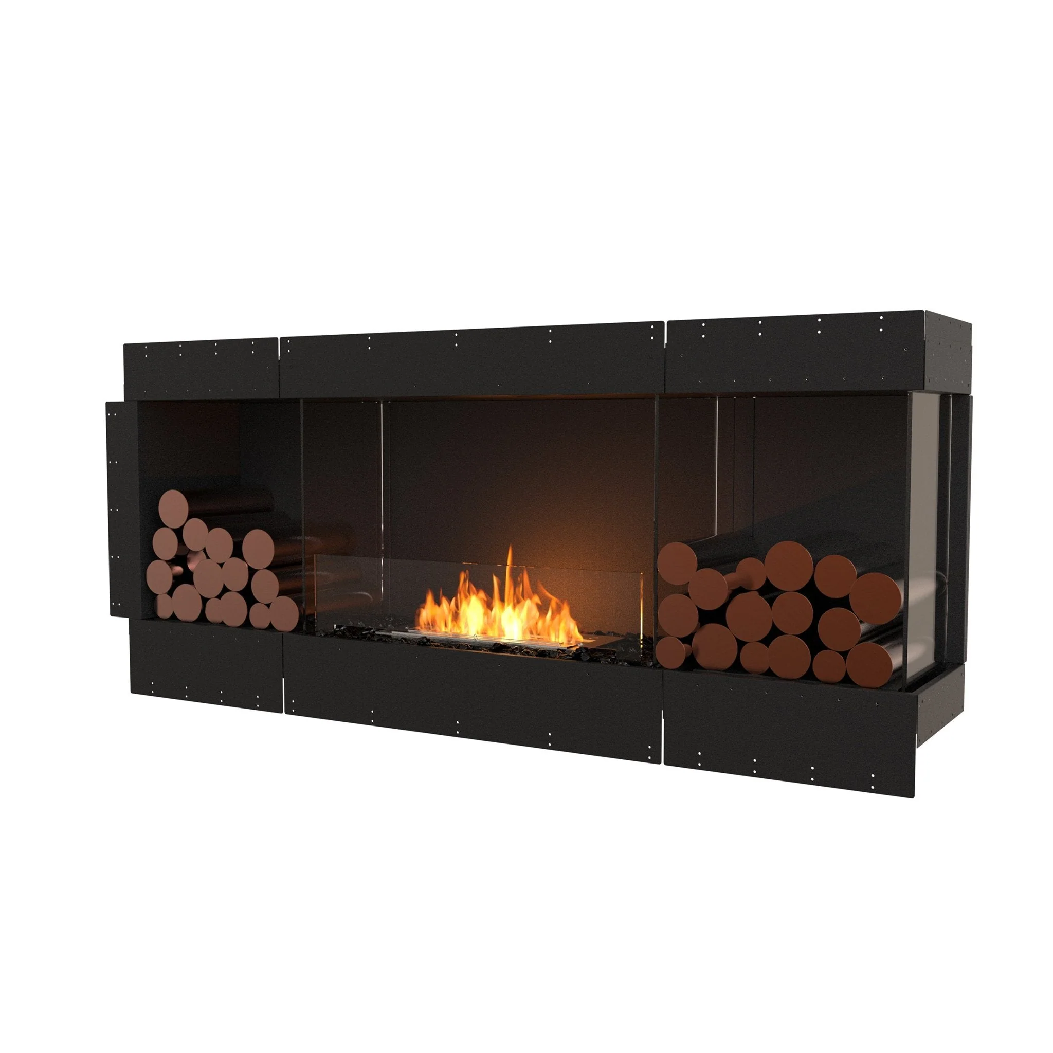 EcoSmart Fire Flex Right Corner Bioethanol Fireplace Insert - Image 25