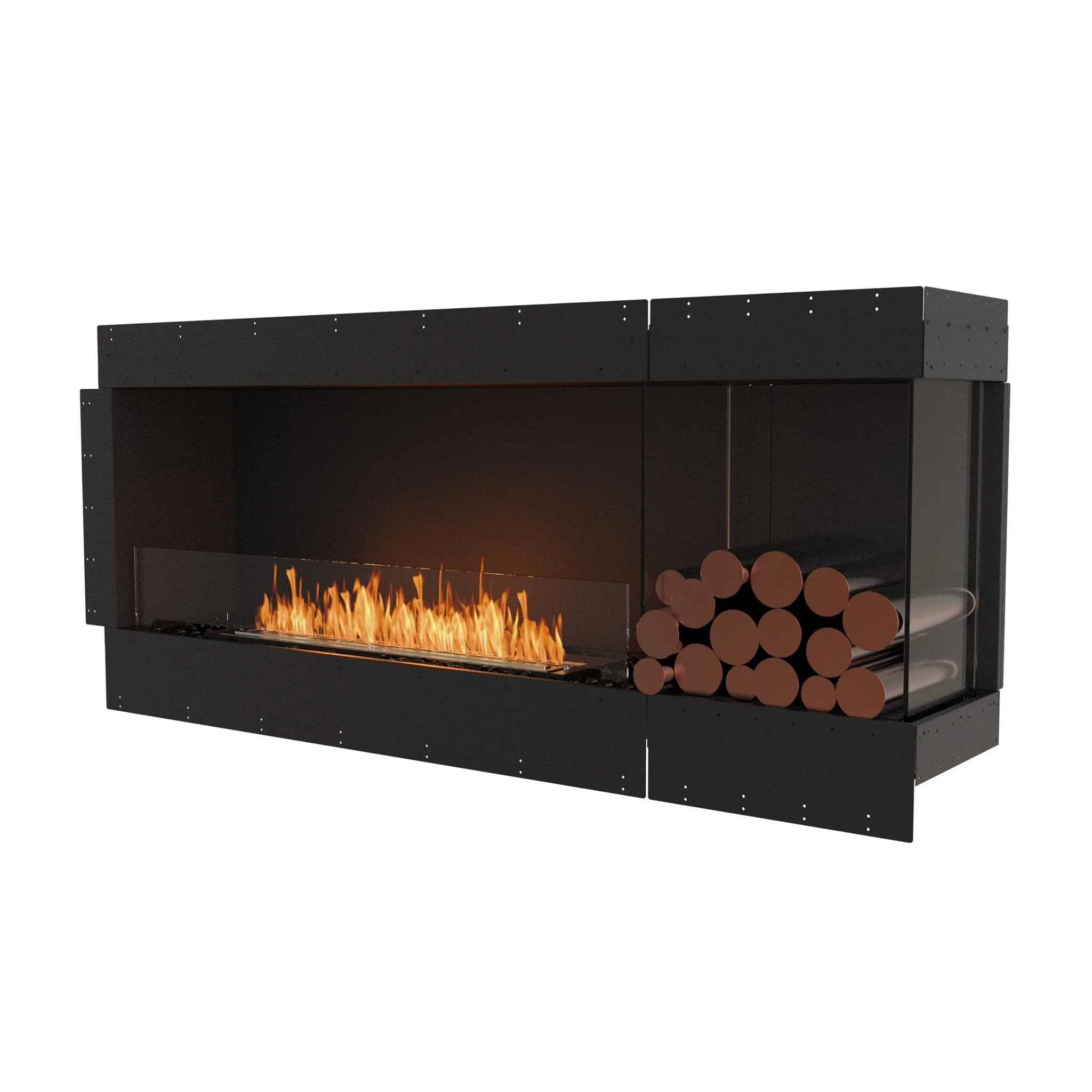 EcoSmart Fire Flex Right Corner Bioethanol Fireplace Insert - Image 29