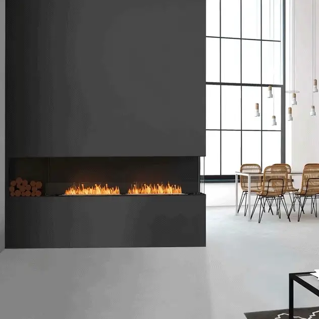 EcoSmart Fire Flex Right Corner Bioethanol Fireplace Insert - Image 3