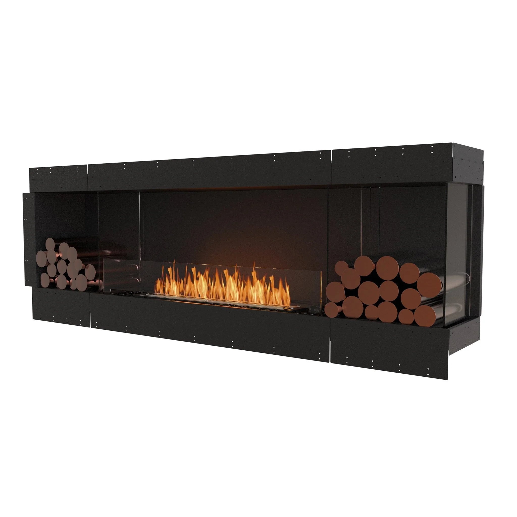 EcoSmart Fire Flex Right Corner Bioethanol Fireplace Insert - Image 35