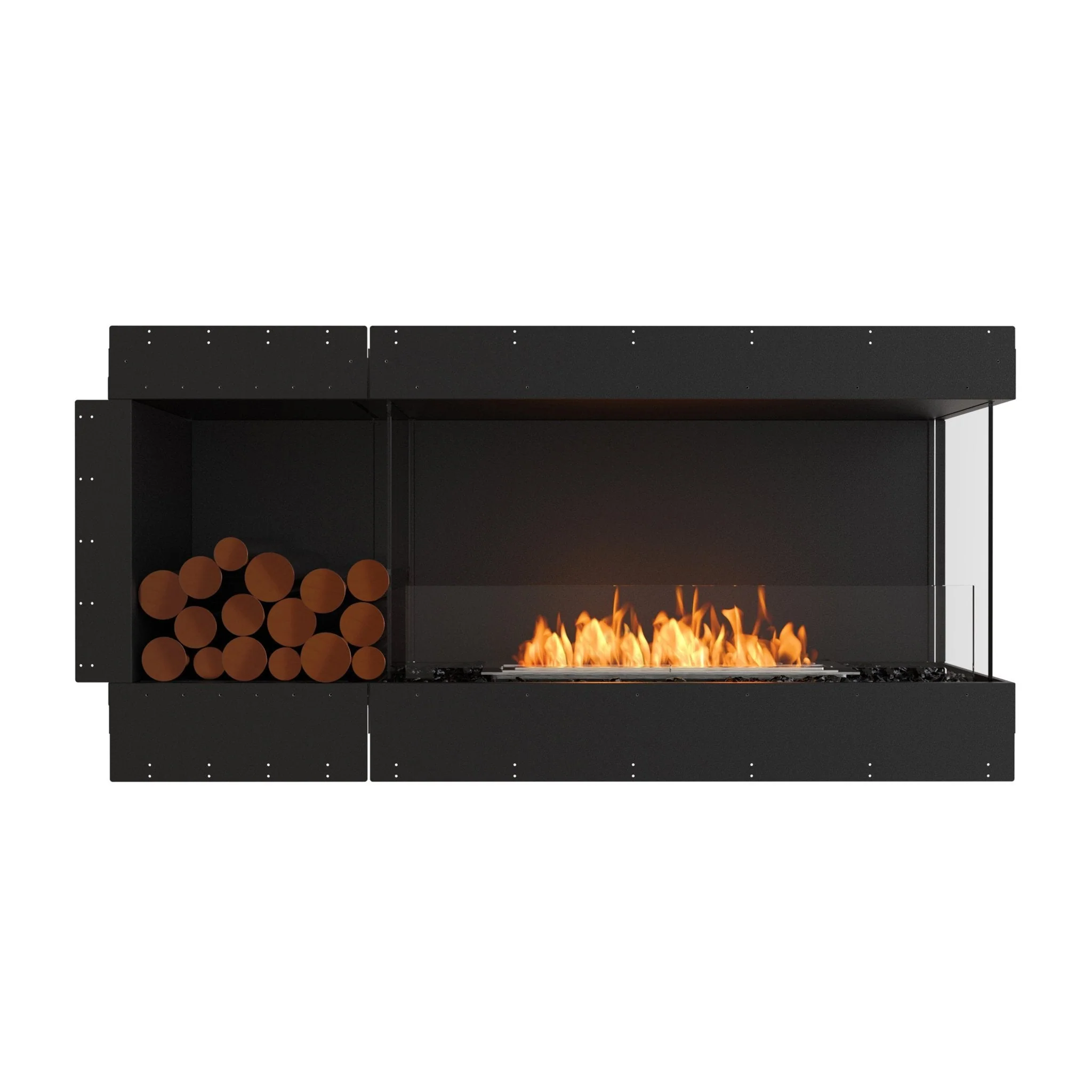 EcoSmart Fire Flex Right Corner Bioethanol Fireplace Insert - Image 87