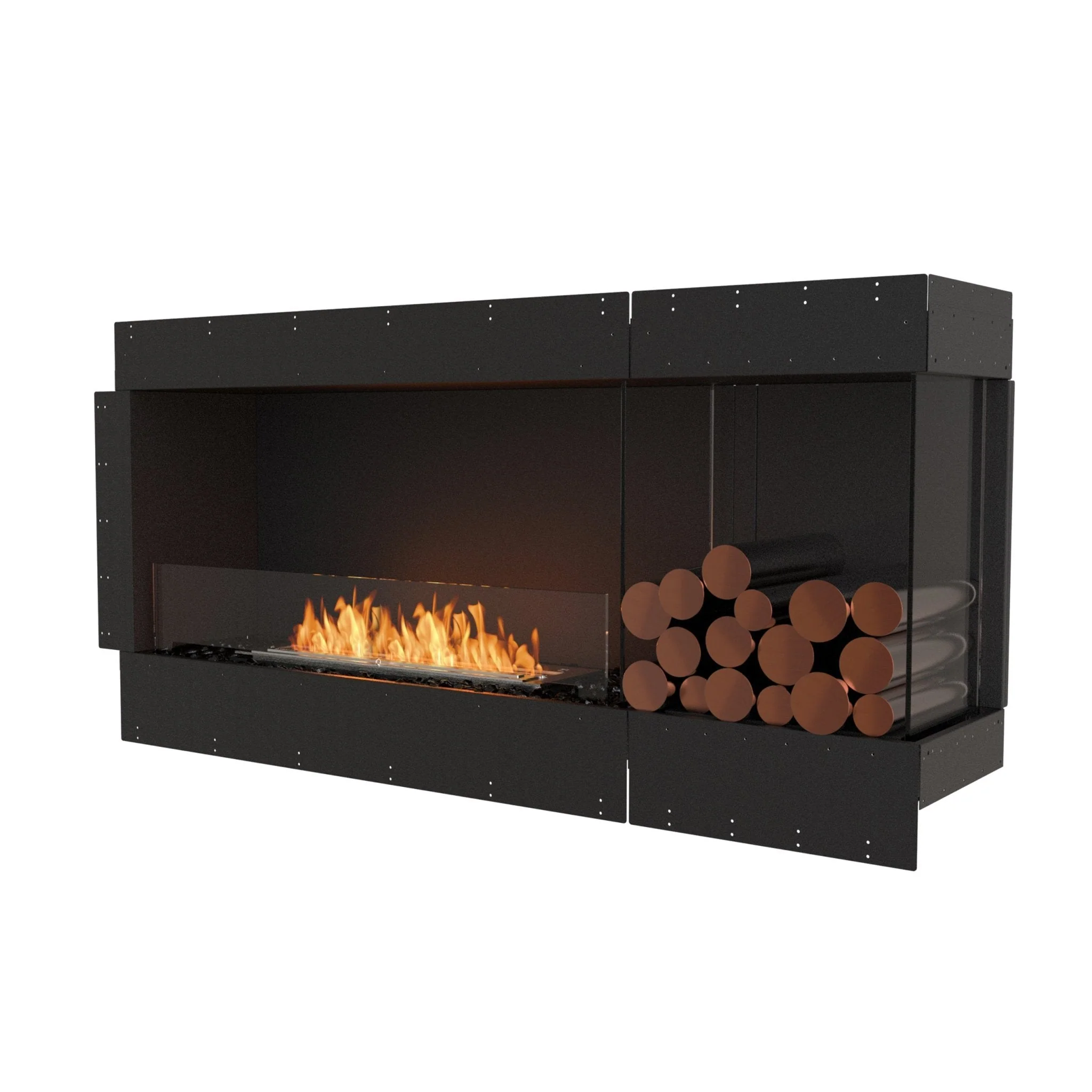 EcoSmart Fire Flex Right Corner Bioethanol Fireplace Insert - Image 89