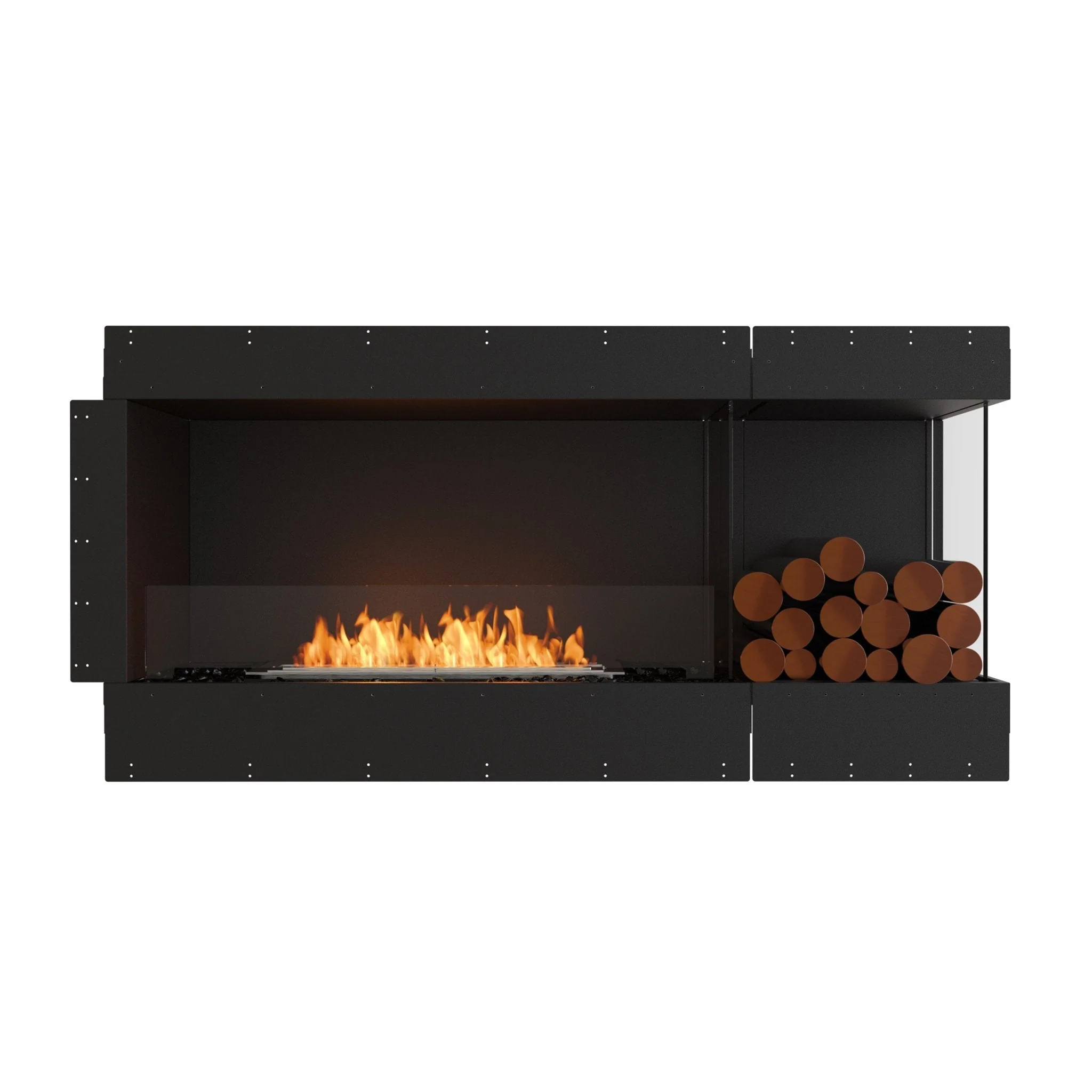 EcoSmart Fire Flex Right Corner Bioethanol Fireplace Insert - Image 90