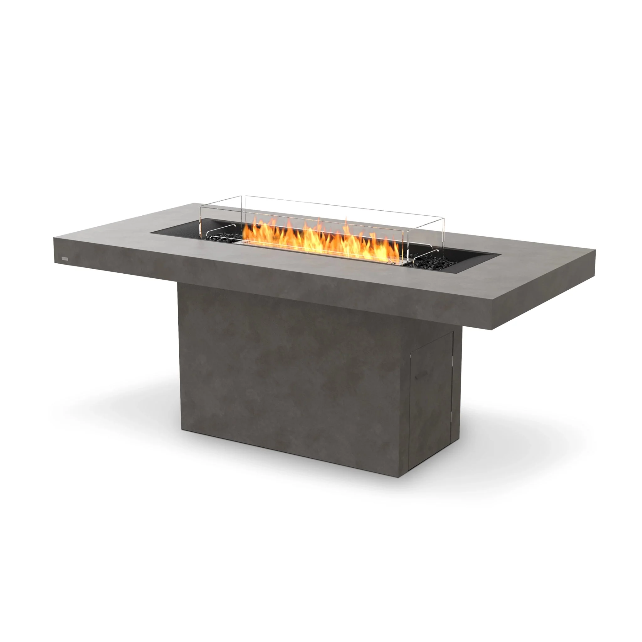 EcoSmart Fire Gin 90 (Bar) Fire Pit Table - Natural - Stainless Steel Ethanol Burner - Image 7