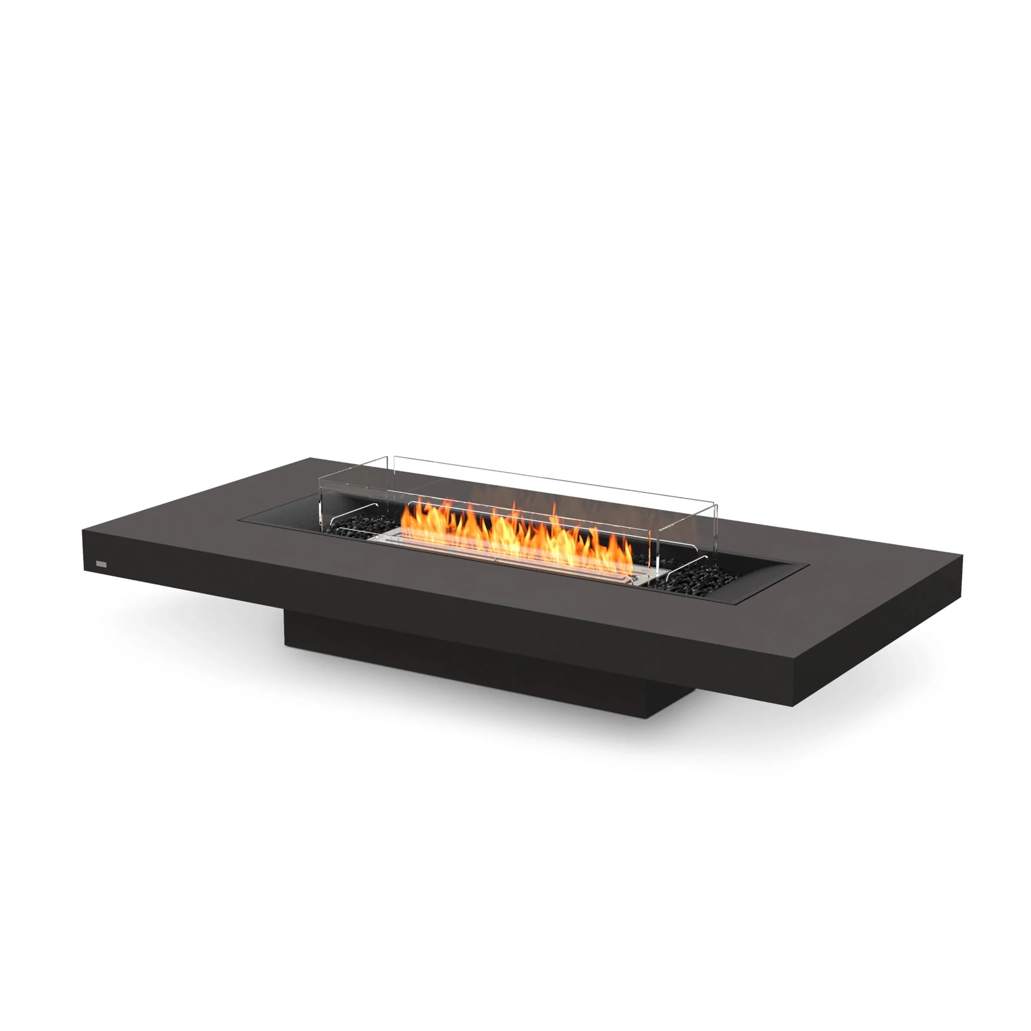 EcoSmart Fire Gin 90 (Low) Fire Pit Table - Graphite - Stainless Steel Ethanol Burner - Image 7