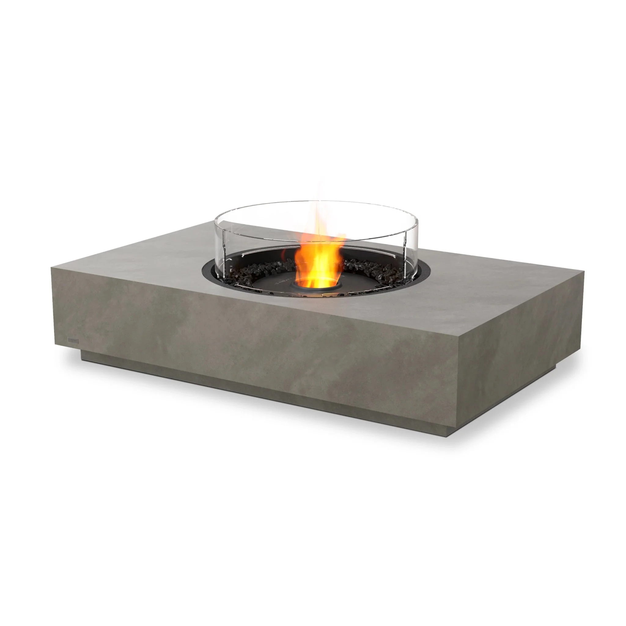 EcoSmart Fire Martini 50 Fire Pit Table - Natural - Black Ethanol Burner - Image 7