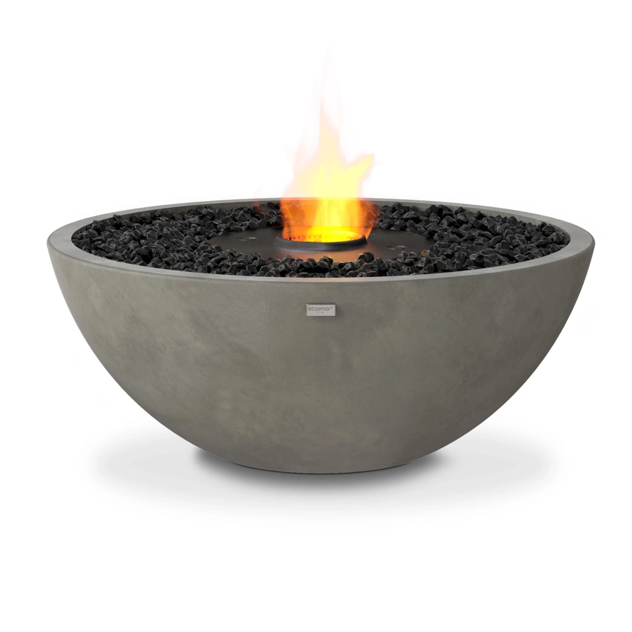 EcoSmart Fire Mix 850 Fire Pit Bowl - Natural - Black Ethanol Burner