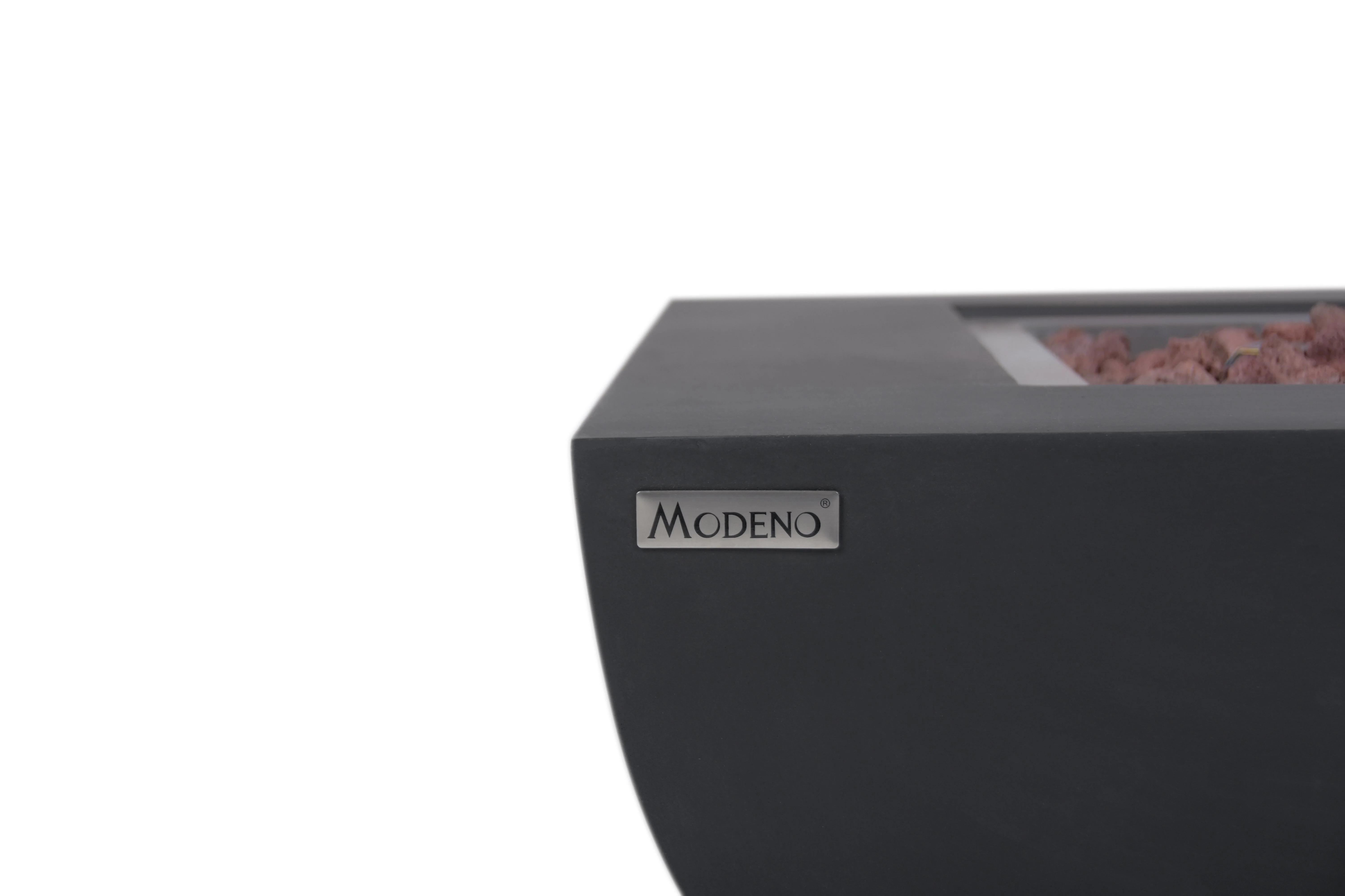 34" Square Aurora Propane Gas Fire Pit by Elementi - Image 4