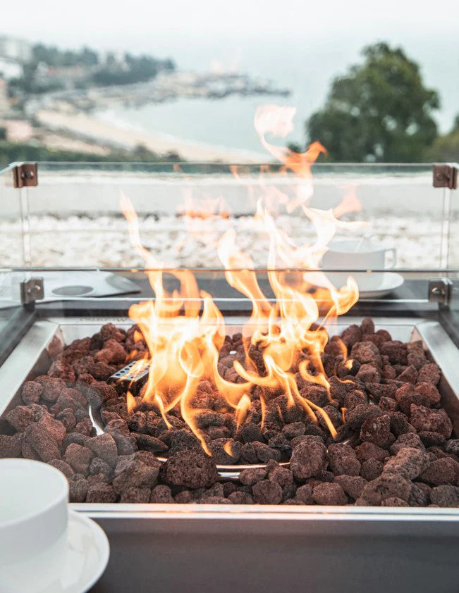 34" Square Aurora Propane Gas Fire Pit by Elementi - Image 8