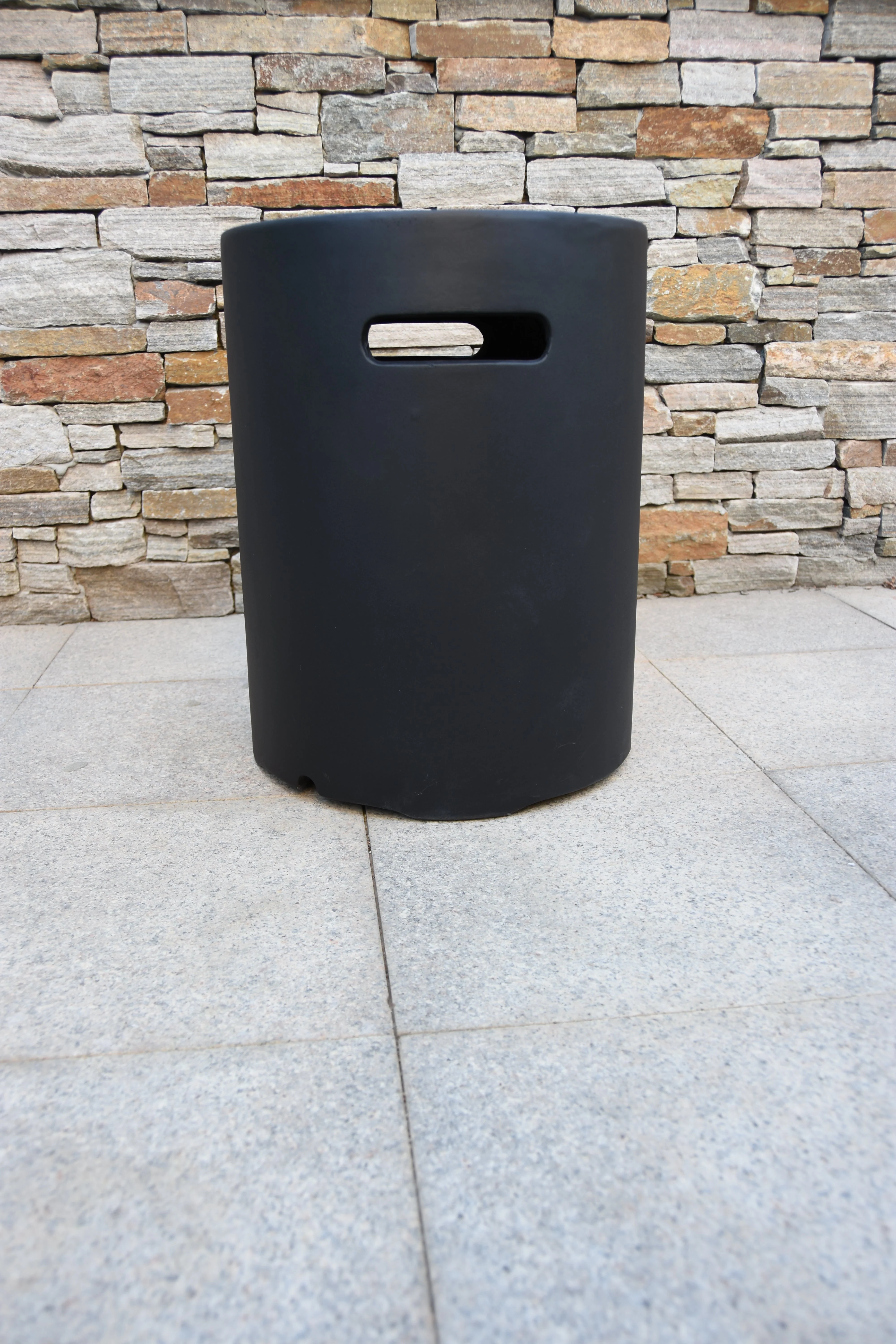 Black Round Propane Tank Cover by Elementi - Image 4