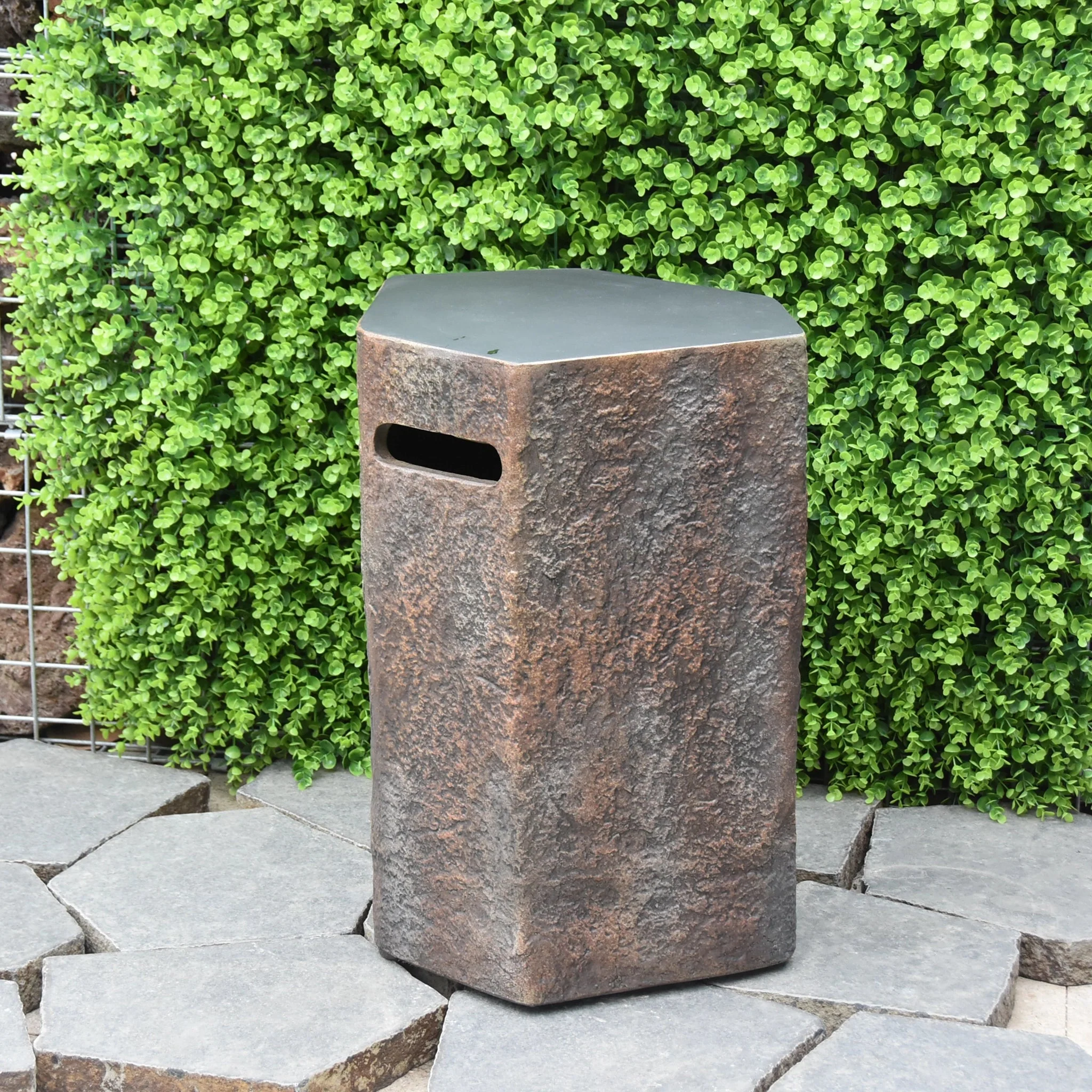 19" x 15" Hexagon Columbia Propane Tank Cover by Elementi - Image 4