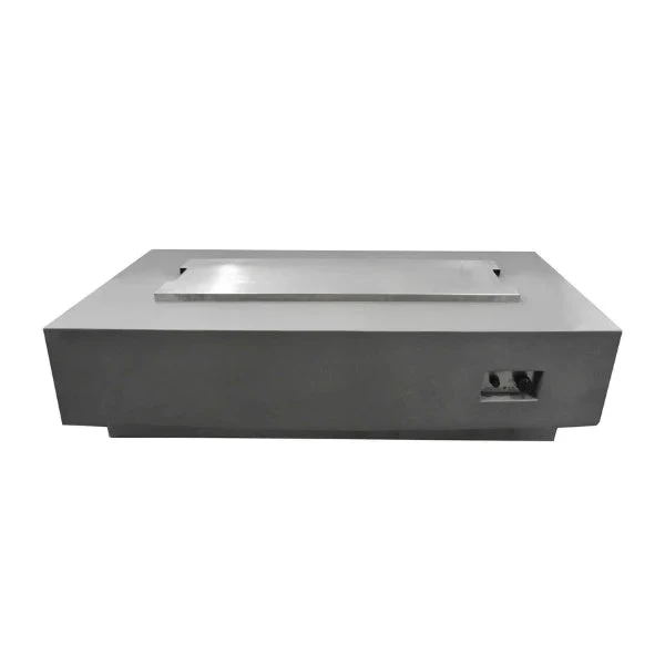 60" x 27" Rectangle Granville Concrete Fire Table by Elementi - Image 6