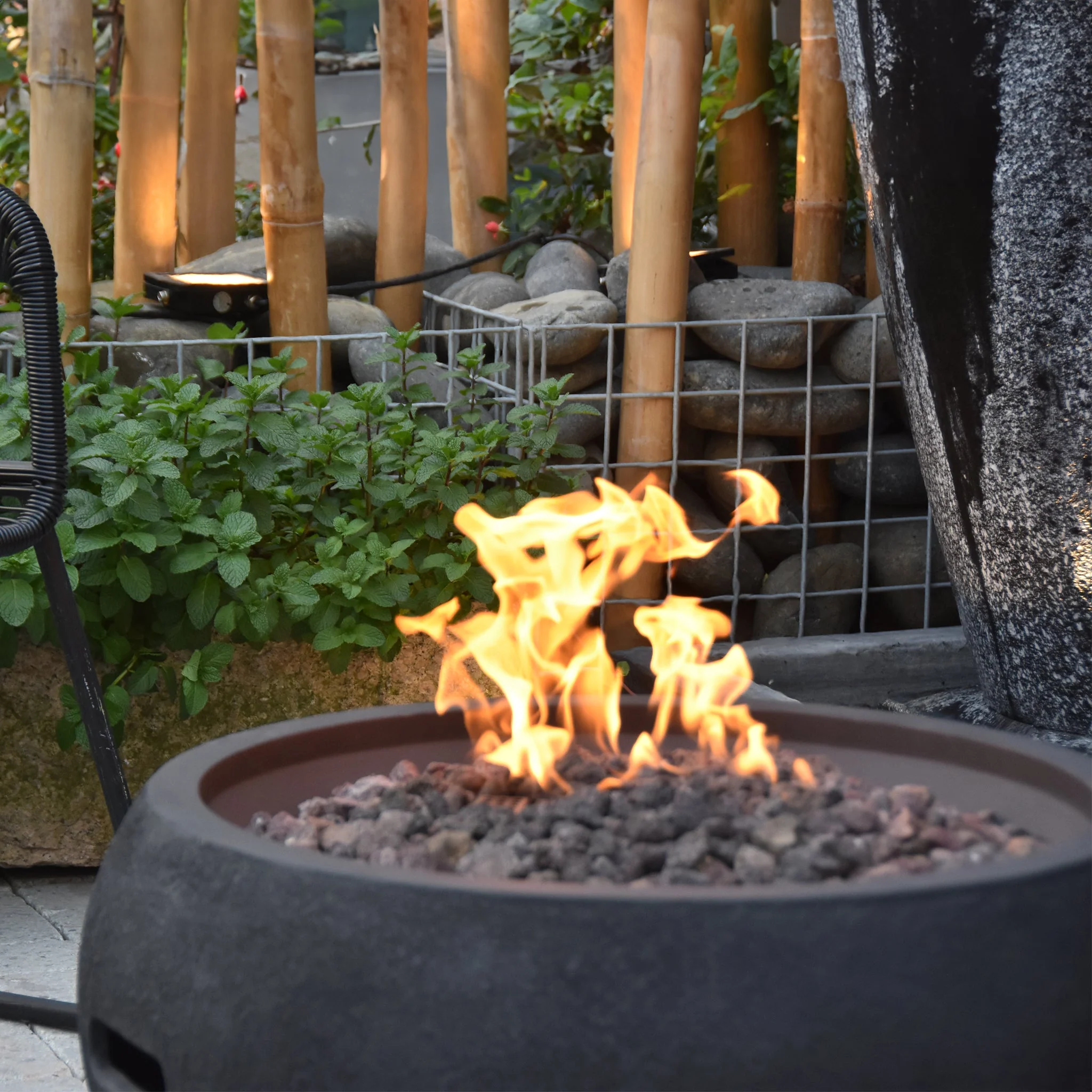 27" Round York Propane Gas Fire Bowl by Elementi - Image 11