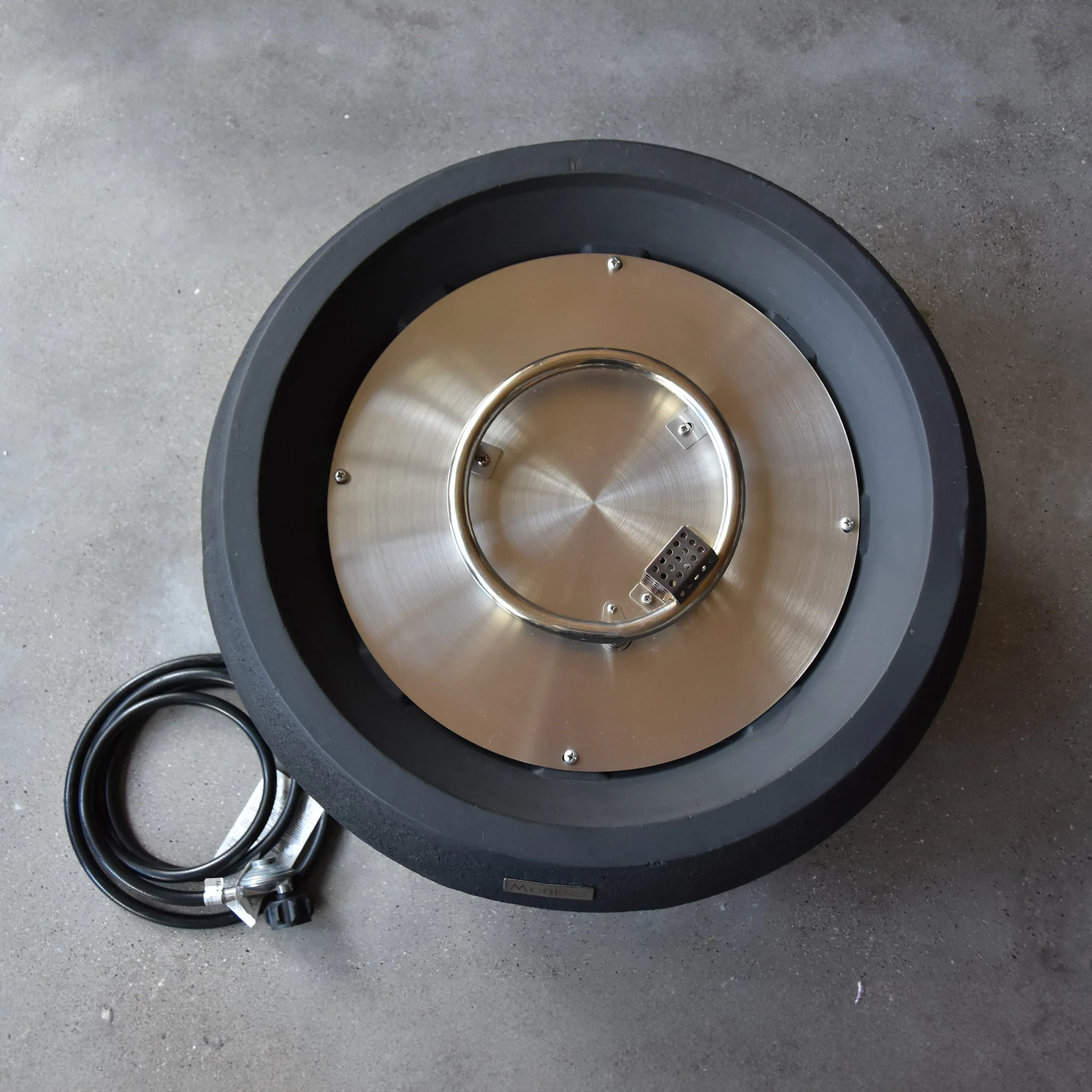 27" Round York Propane Gas Fire Bowl by Elementi - Image 4