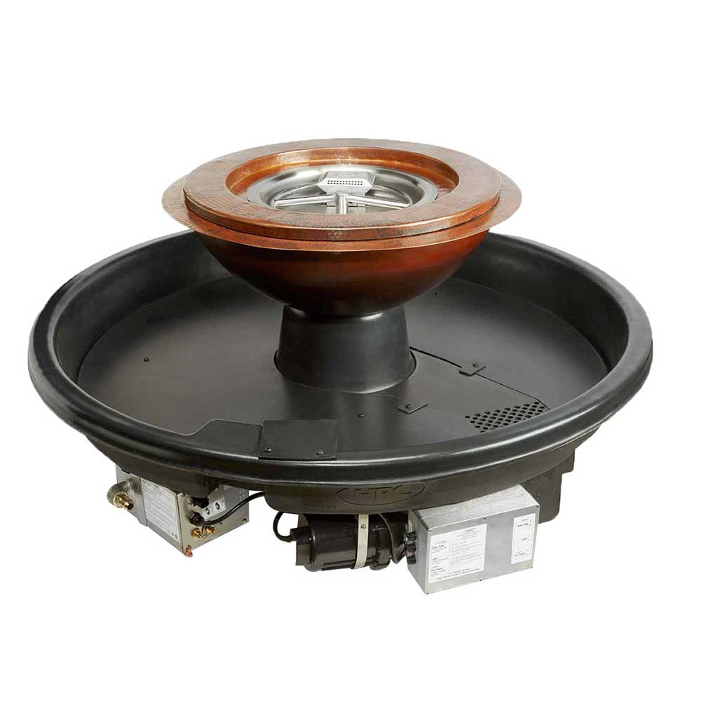Evolution 360 Hammered Copper Fire and Water Insert by HPC Fire - Image 3