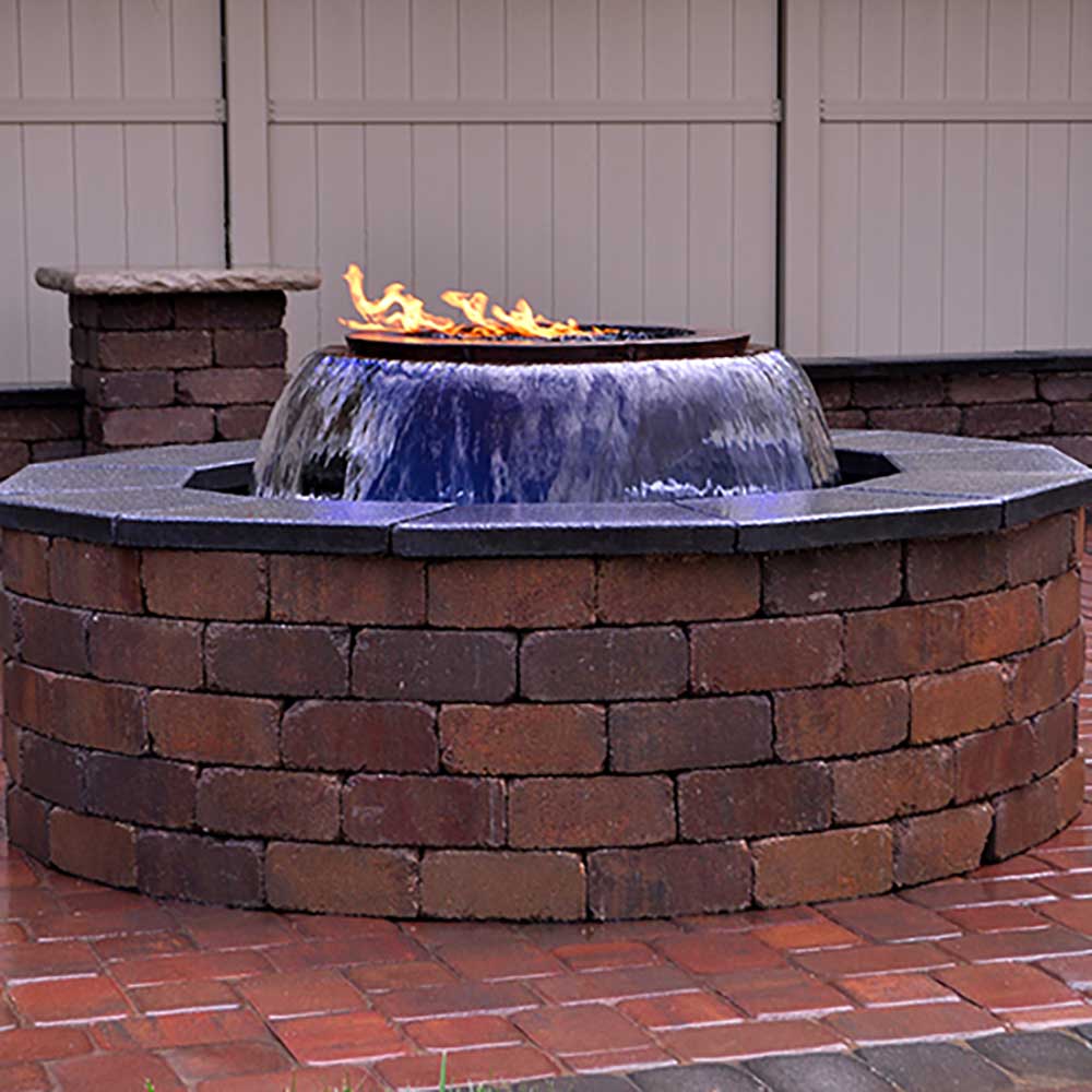 Evolution 360 Hammered Copper Fire and Water Insert by HPC Fire - Image 7