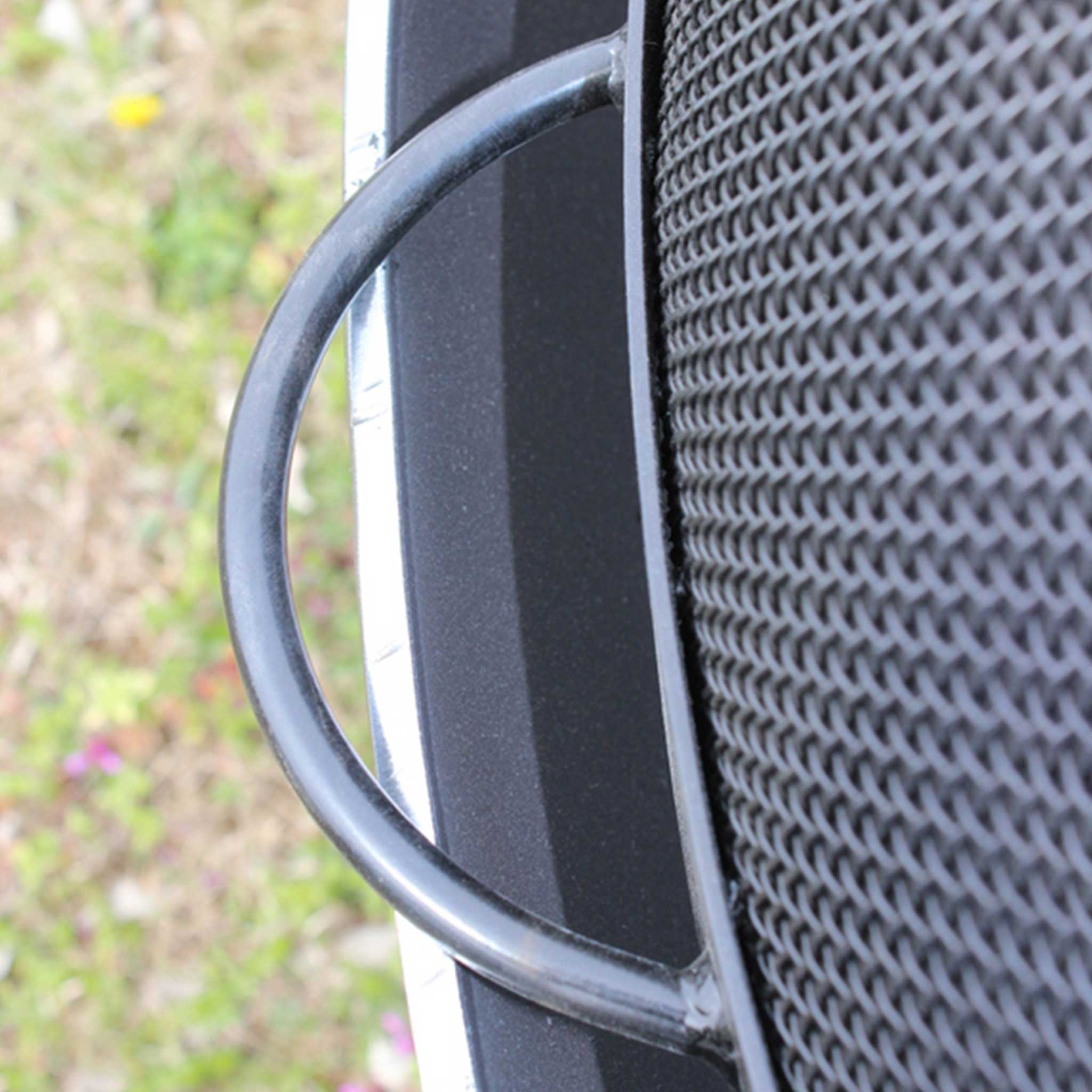 Fire Pit Art 40" Artisan Spark Guard with Bottom Handles - Image 7