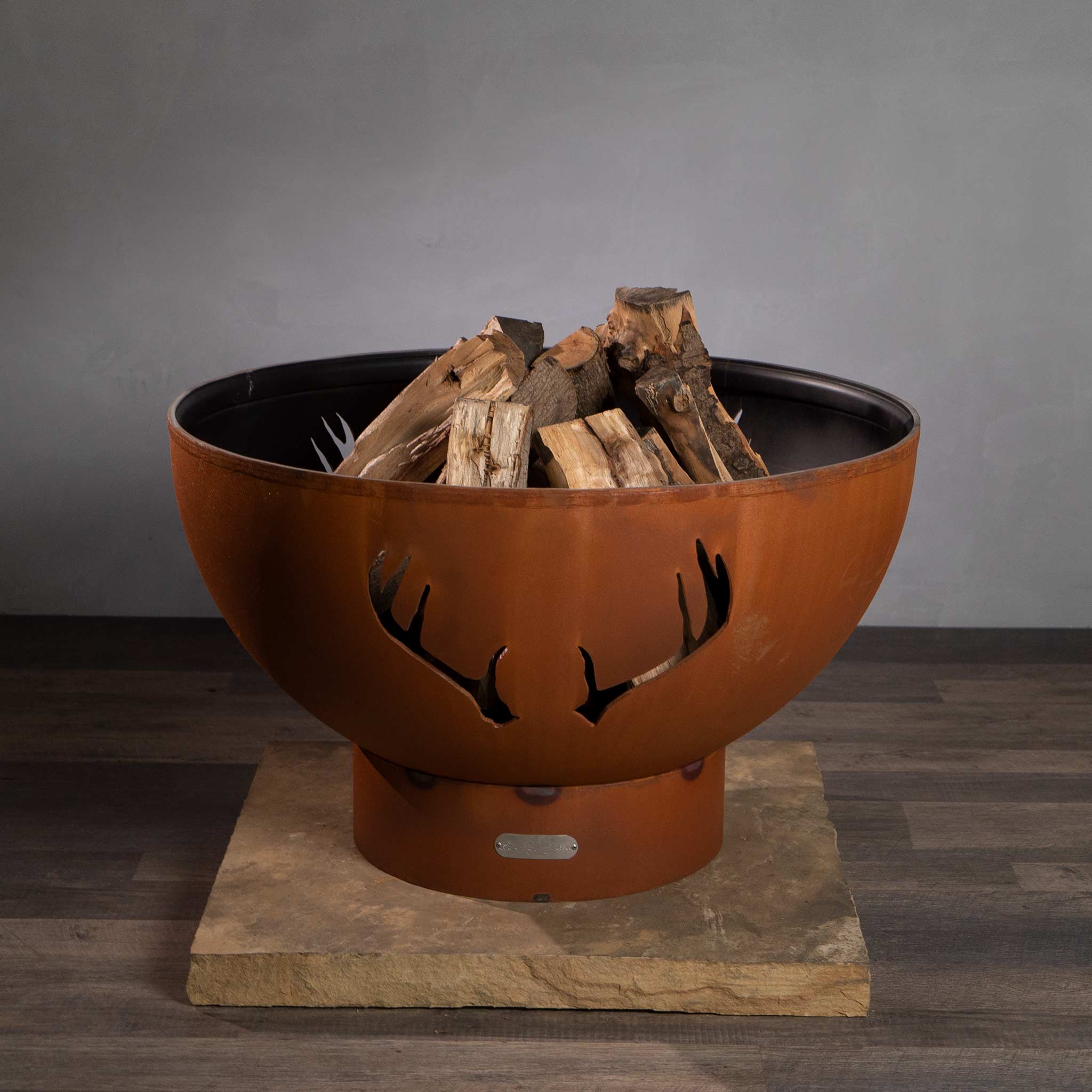 Fire Pit Art Antlers Fire Pit - Image 10